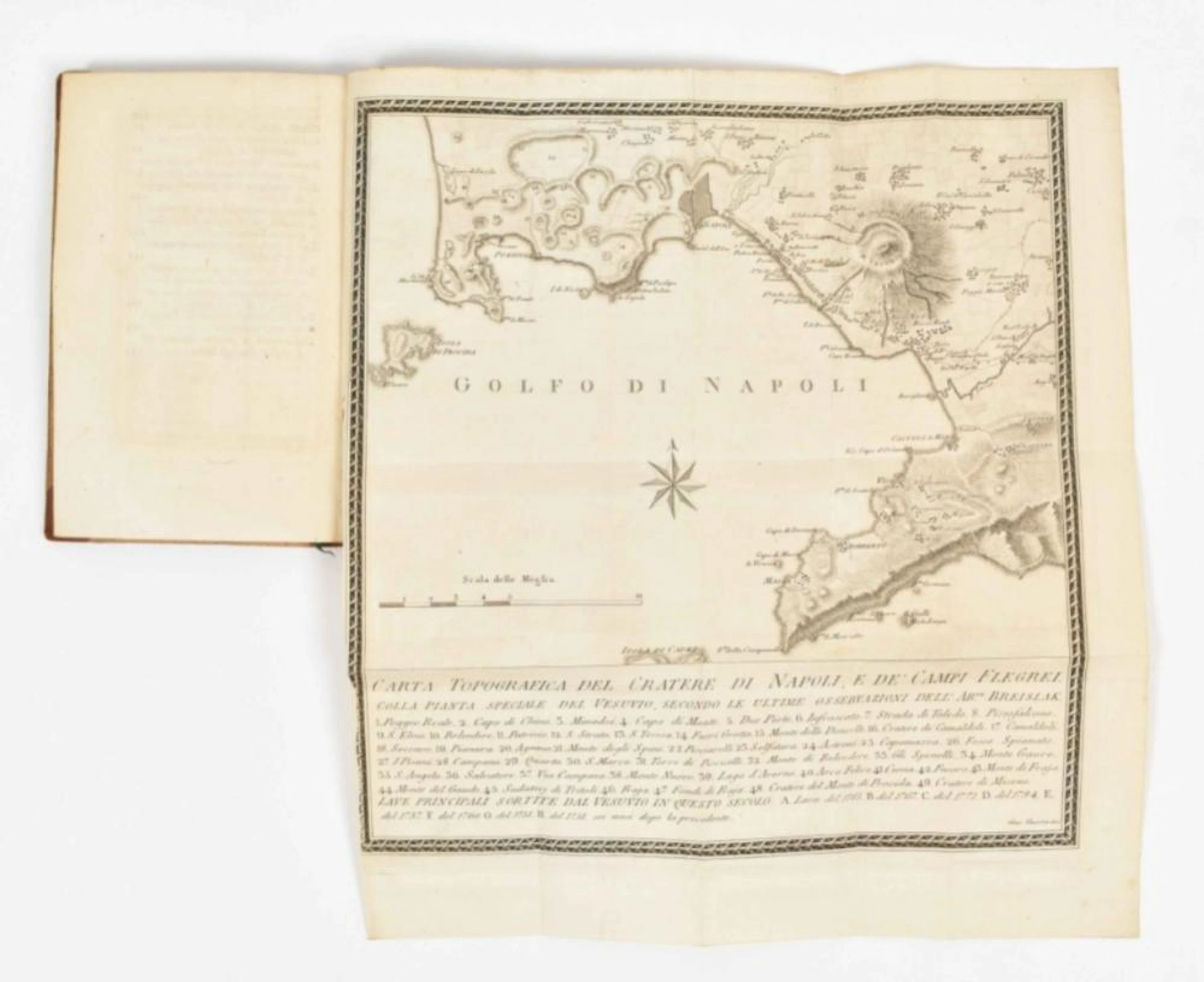 [TOPOGRAPHY: EUROPE] [VESUVIUS] PROSPETTO STORICO-FISICO...