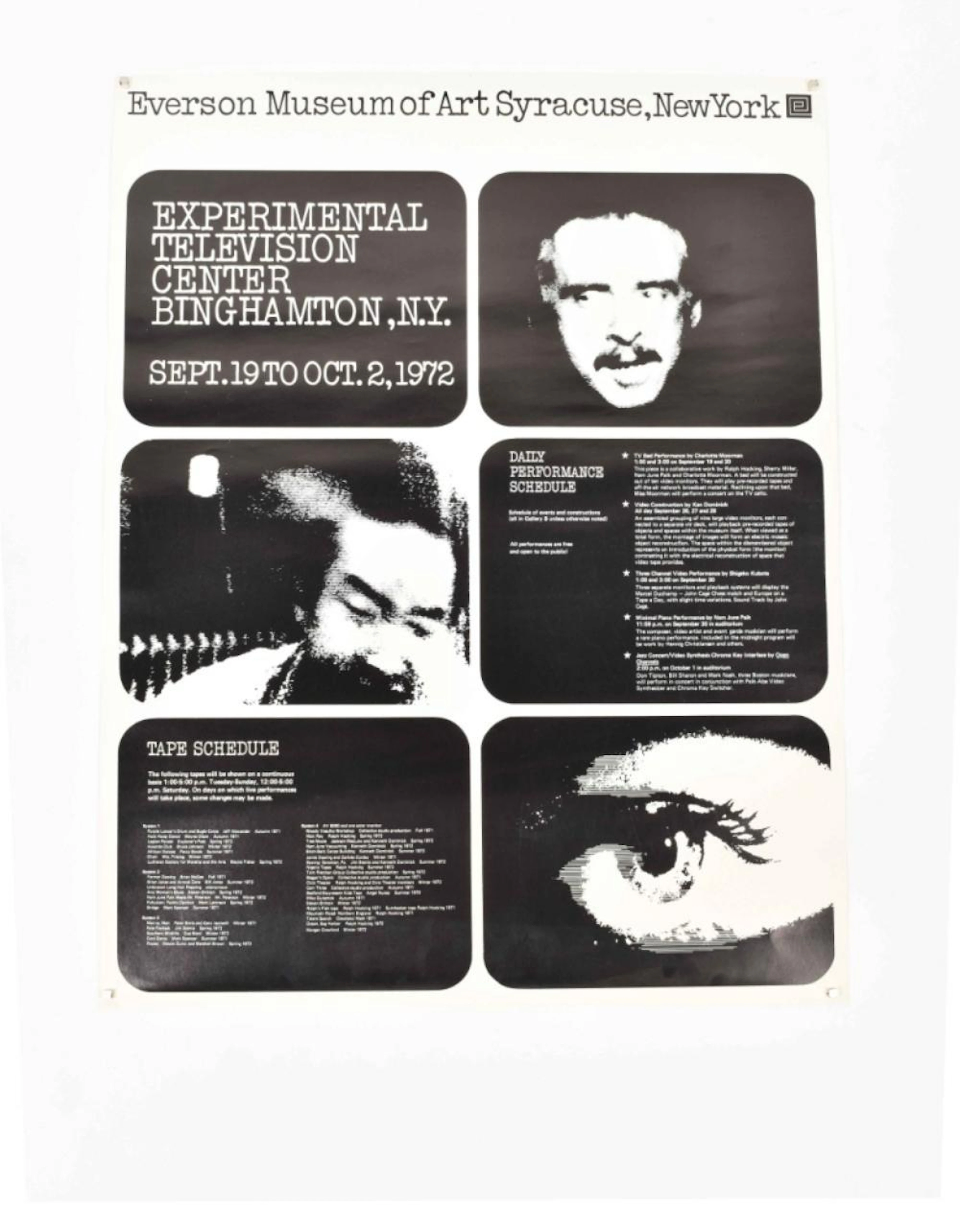 [EPHEMERA] EXPERIMENTAL TELEVISION CENTER BINGHAMPTON, NEW YORK 1972