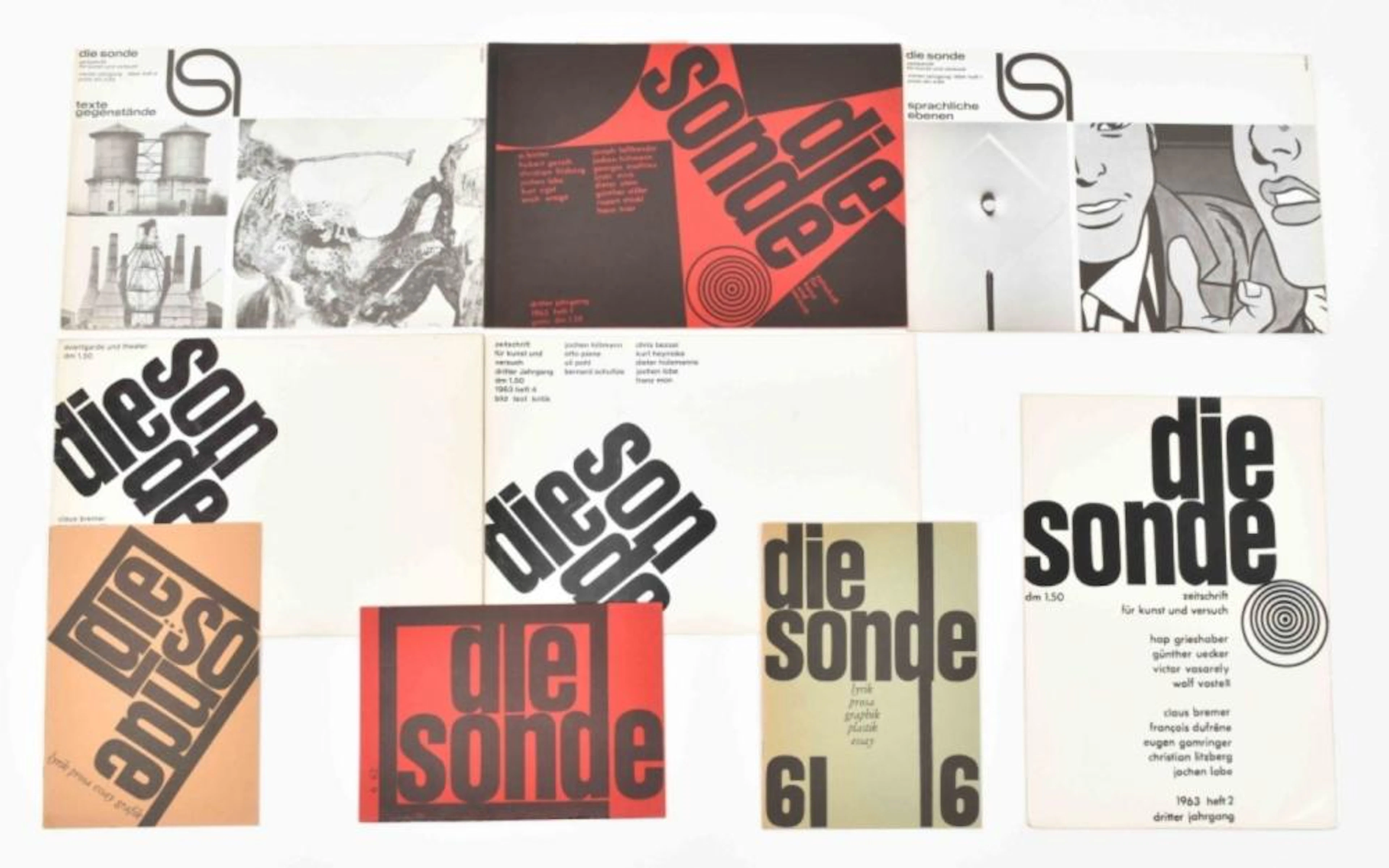 [SMALL PRESS] DIE SONDE, ZEITSCHRIFT FUR KUNST UND VERSUCH