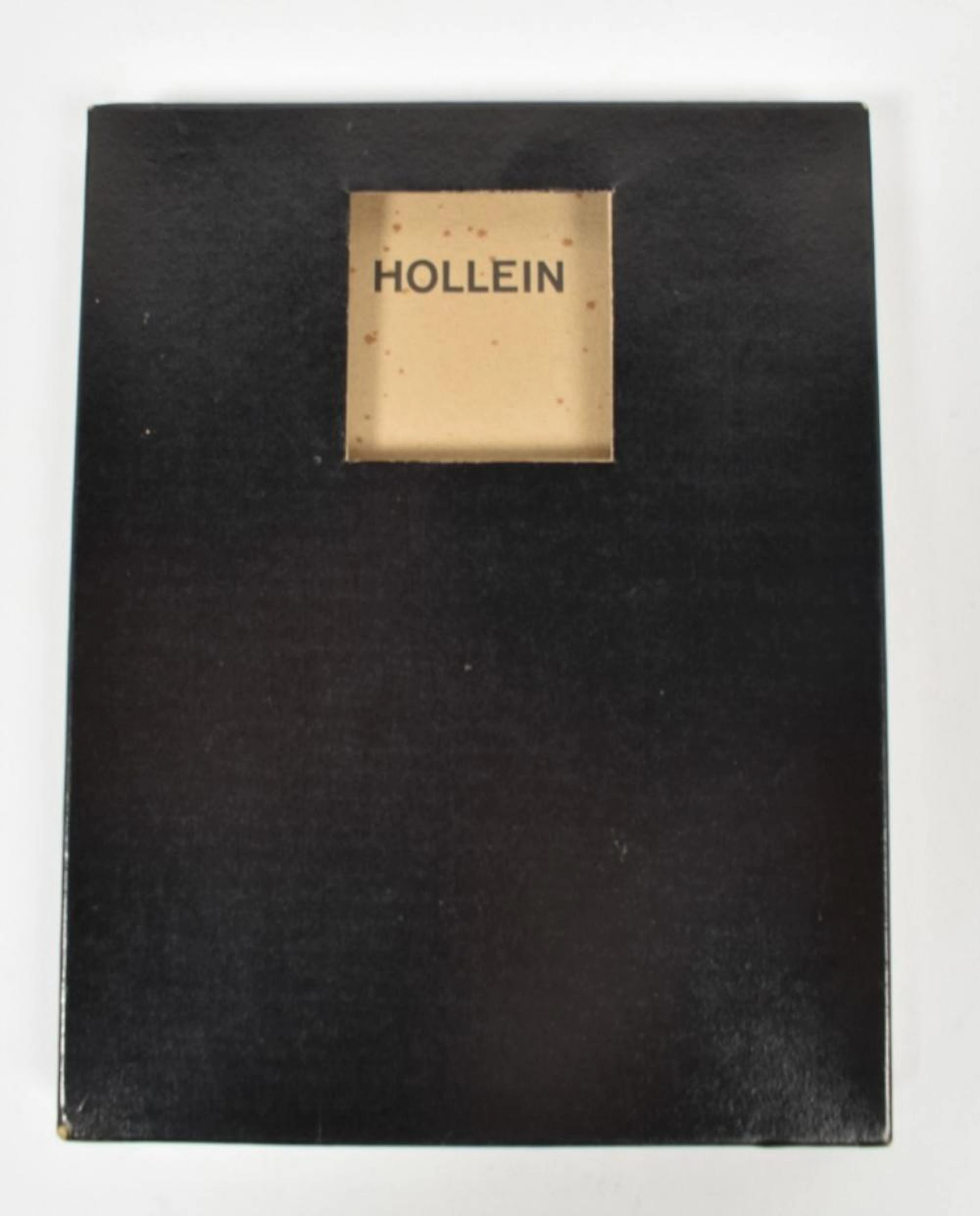 [CONCEPTUAL ART] HANS HOLLEIN BOX