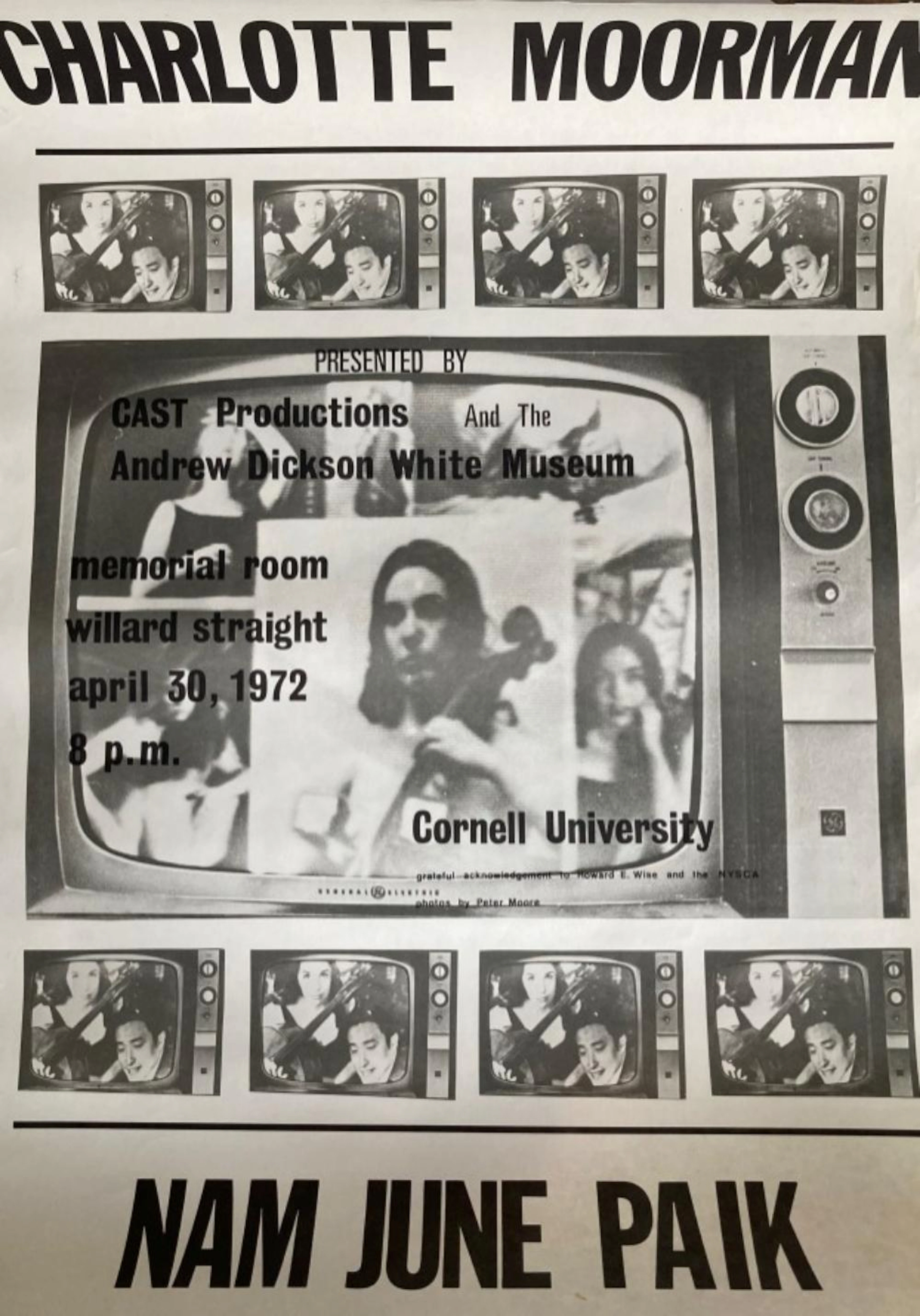 [EPHEMERA] CHARLOTTE MOORMAN AND NAM JUNE PAIK