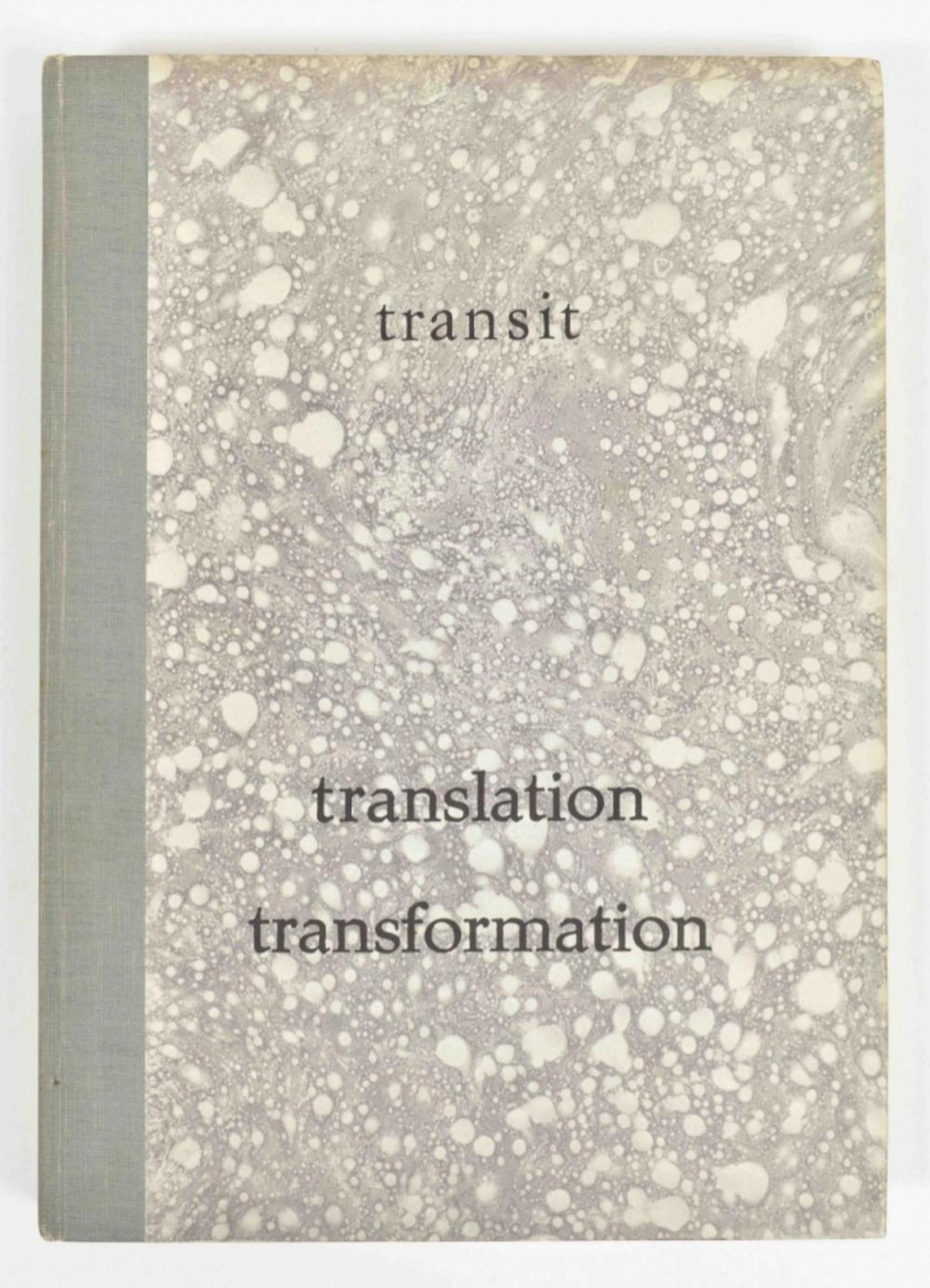 [CONCRETE POETRY/TYPOGRAPHY] TRANSIT TRANSLATION TRANSFORMATION, VOLUME 3