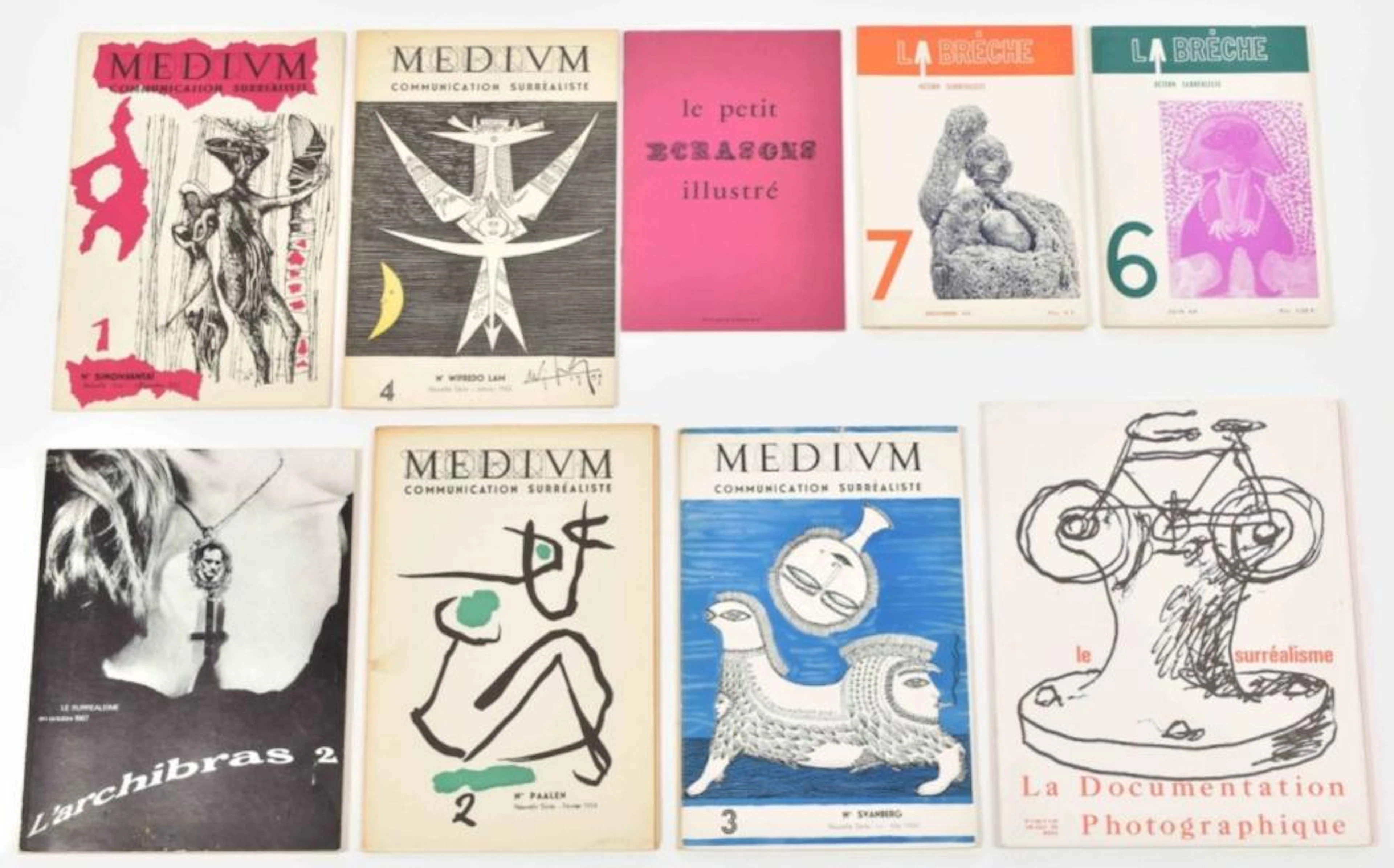[AVANT-GARDE] SURREALIST MAGAZINES, LOT OF 9