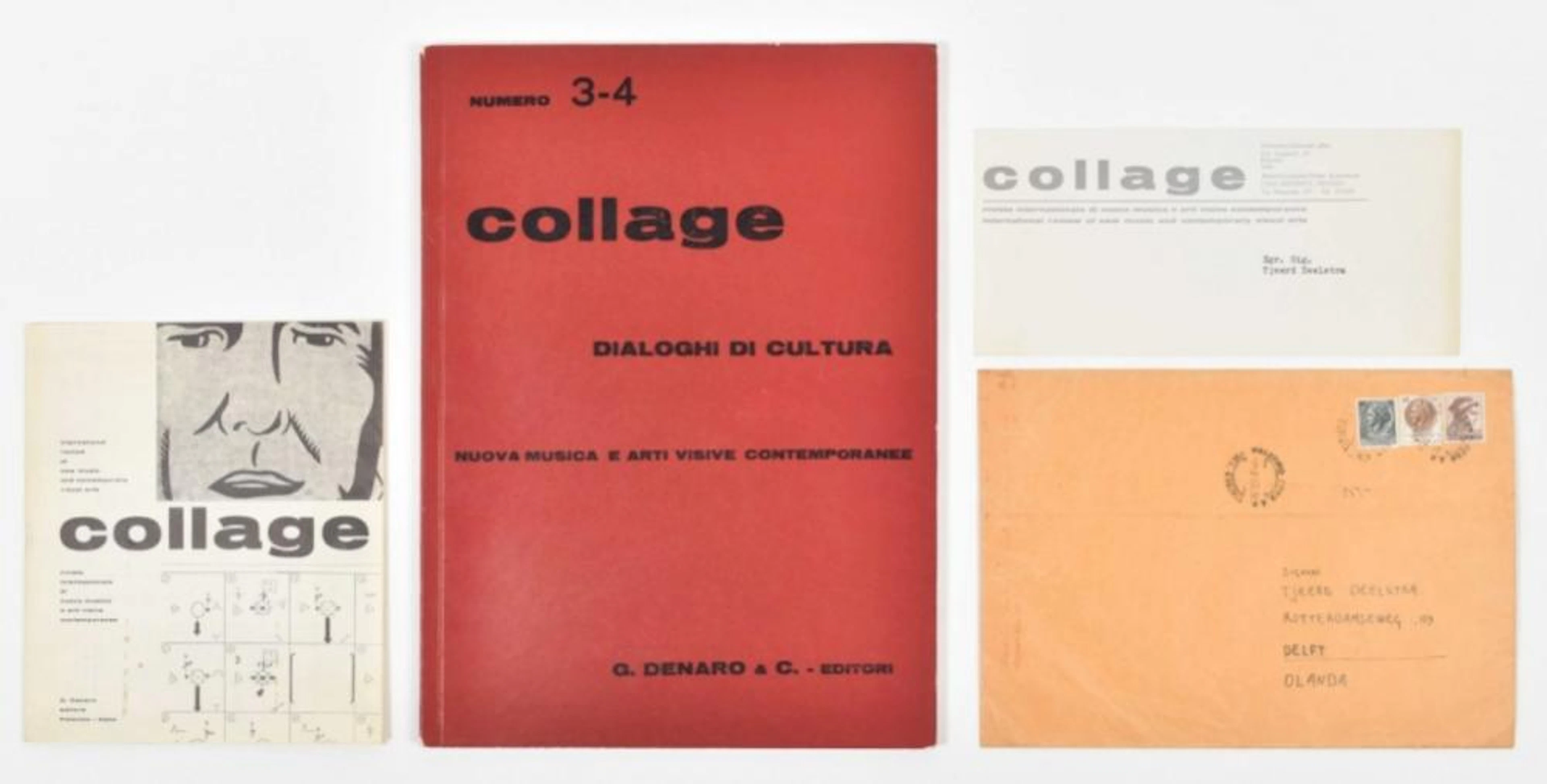 [AVANT-GARDE] COLLAGE NO. 3-4 AND PUBLISHER'S CATALOGUE