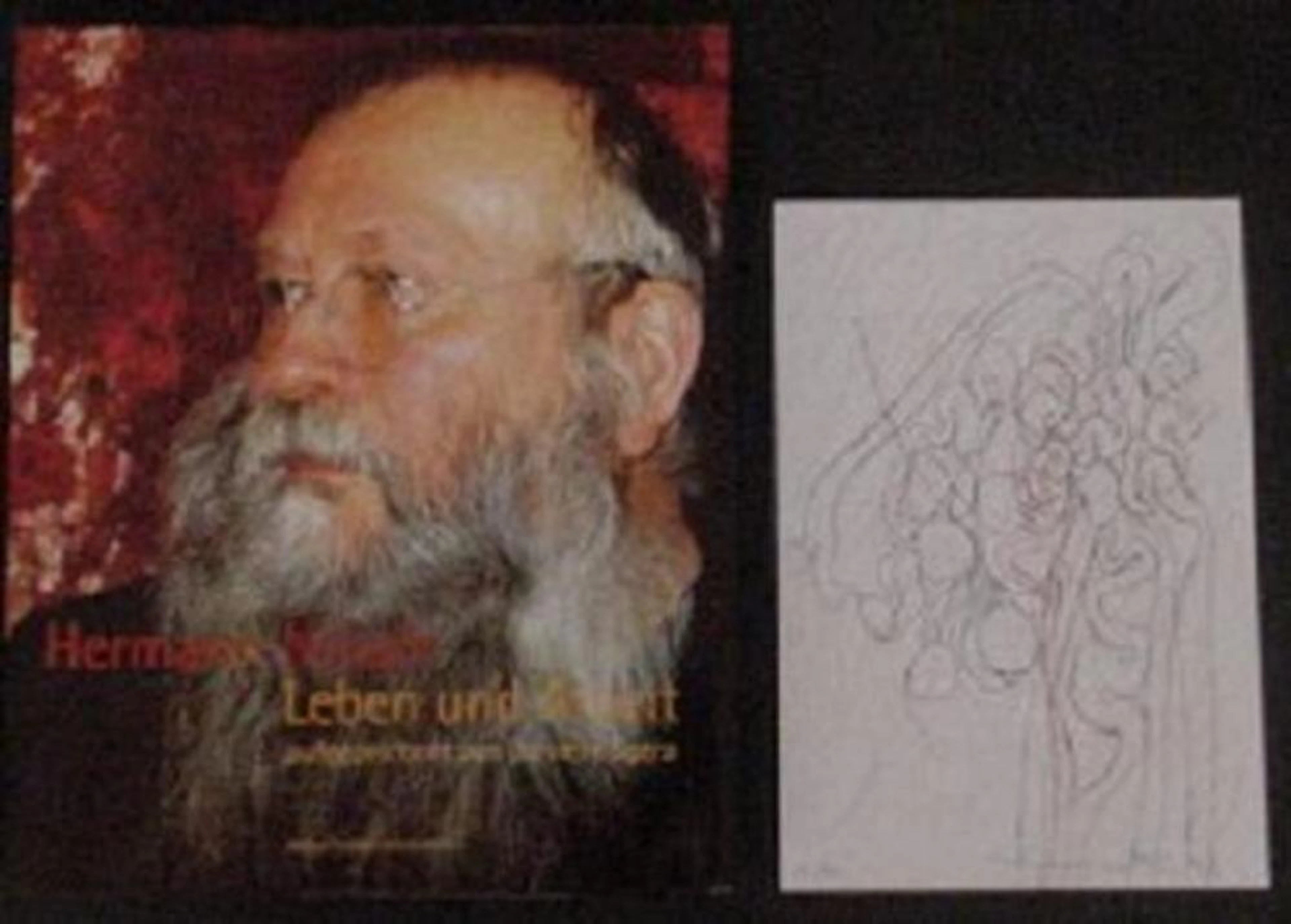 [CONCEPTUAL ART] HERMANN NITSCH, BOOK AND ORIGINAL DRAWING