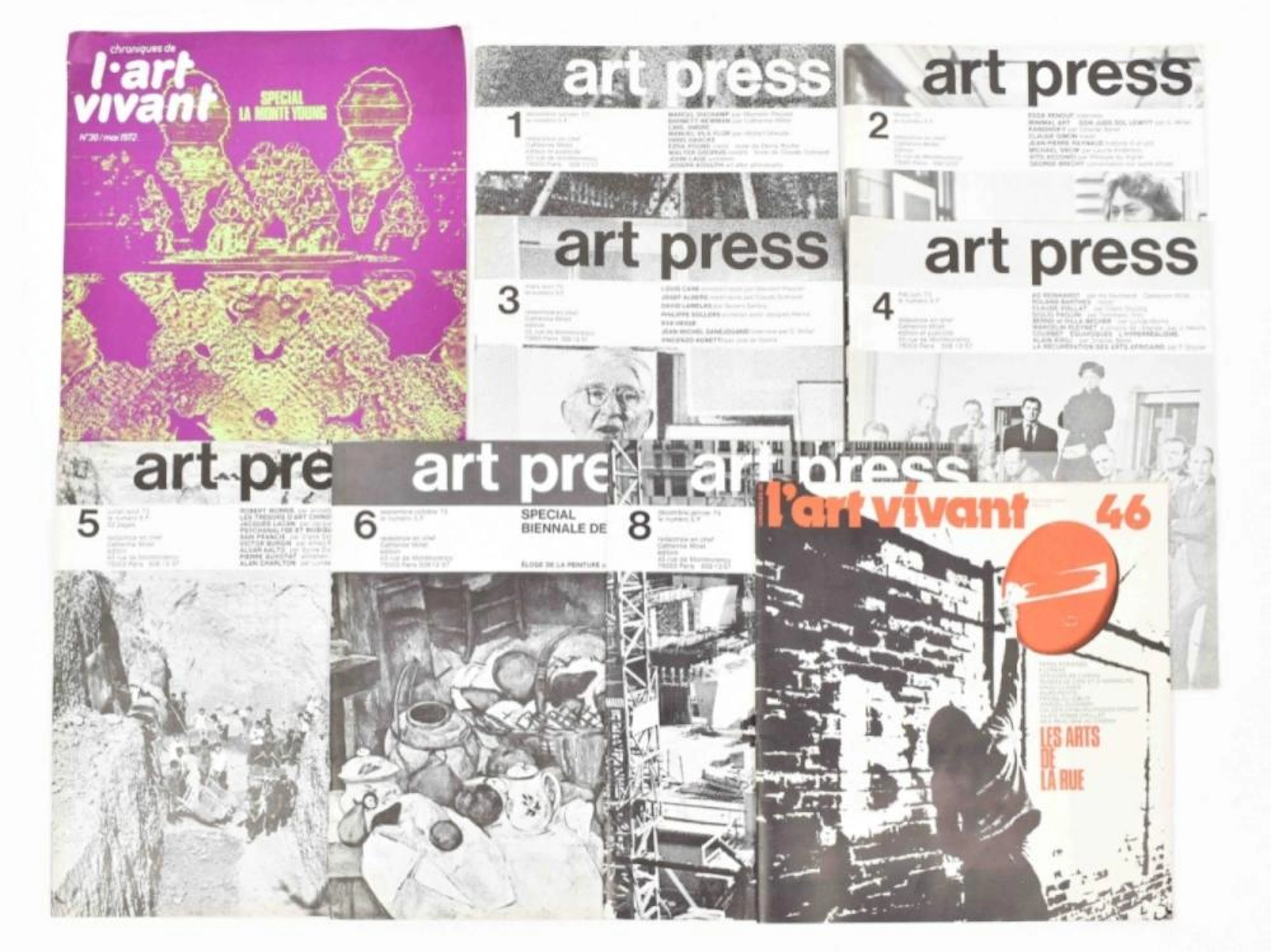 [SMALL PRESS] ART PRESS, EARLY ISSUES