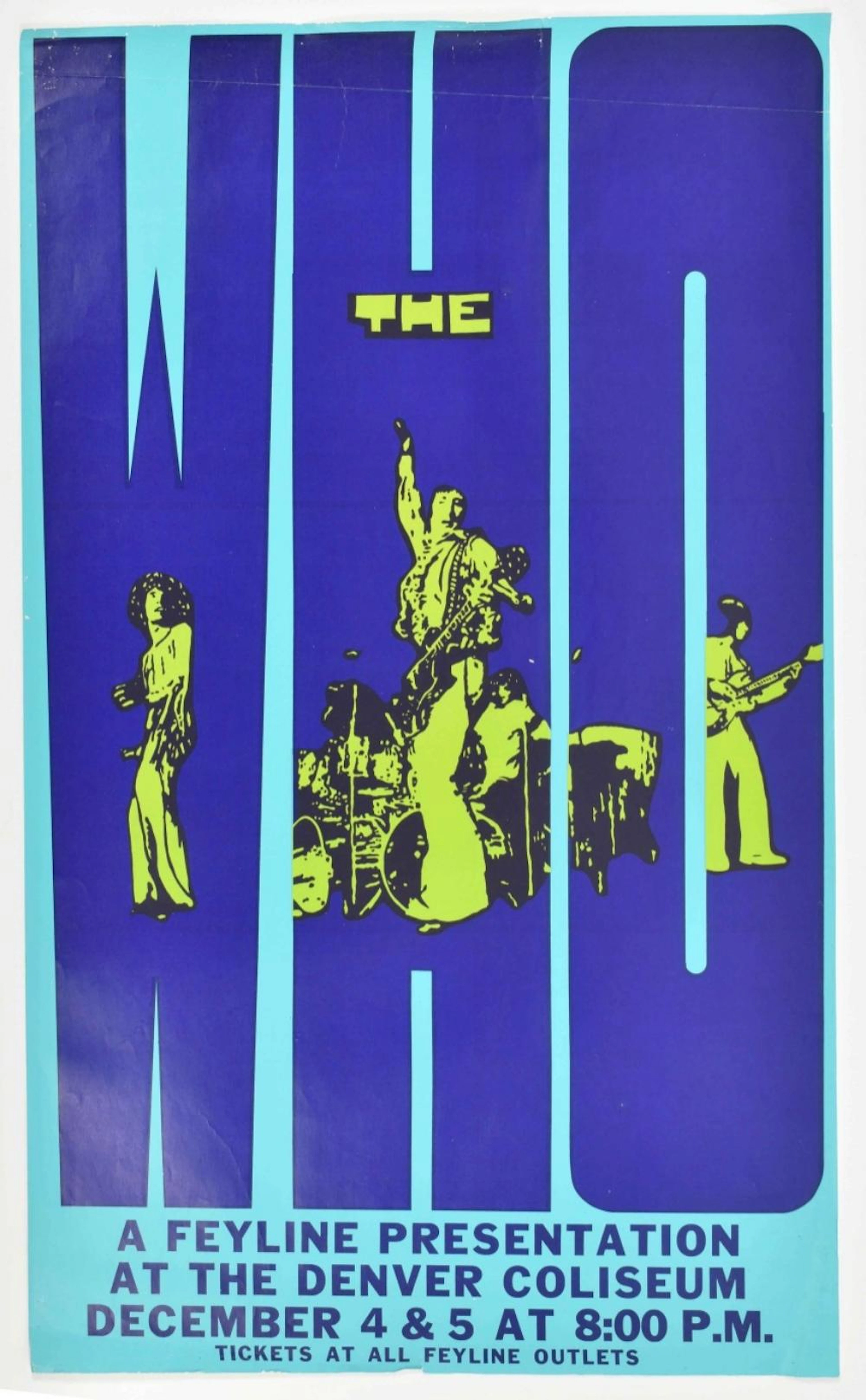 [VINYL ] LARGE COLLECTION POSTERS OF THE WHO, 1971-1980S