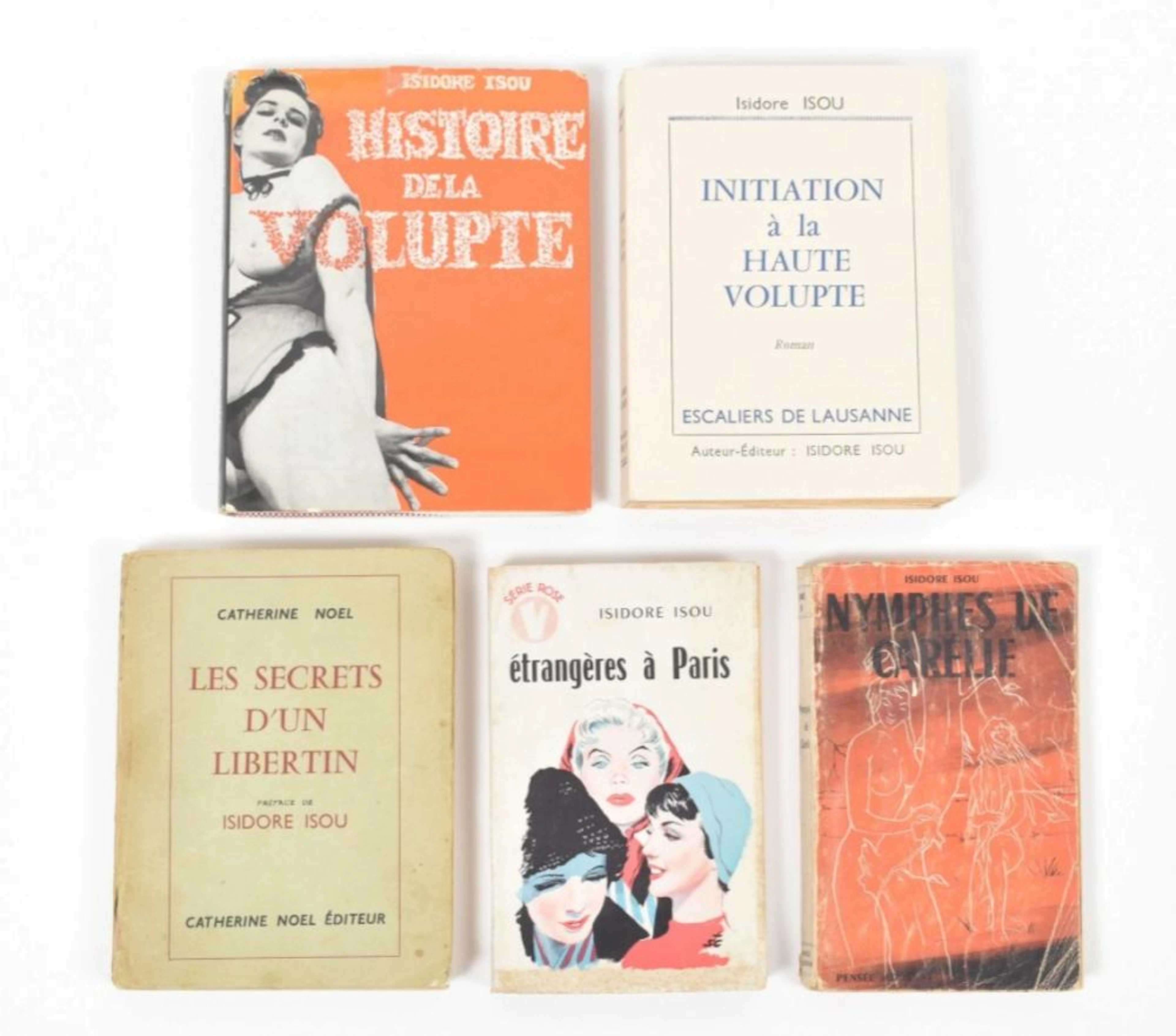 [SITUATIONISTS] ISIDORE ISOU, FIVE NOVELS