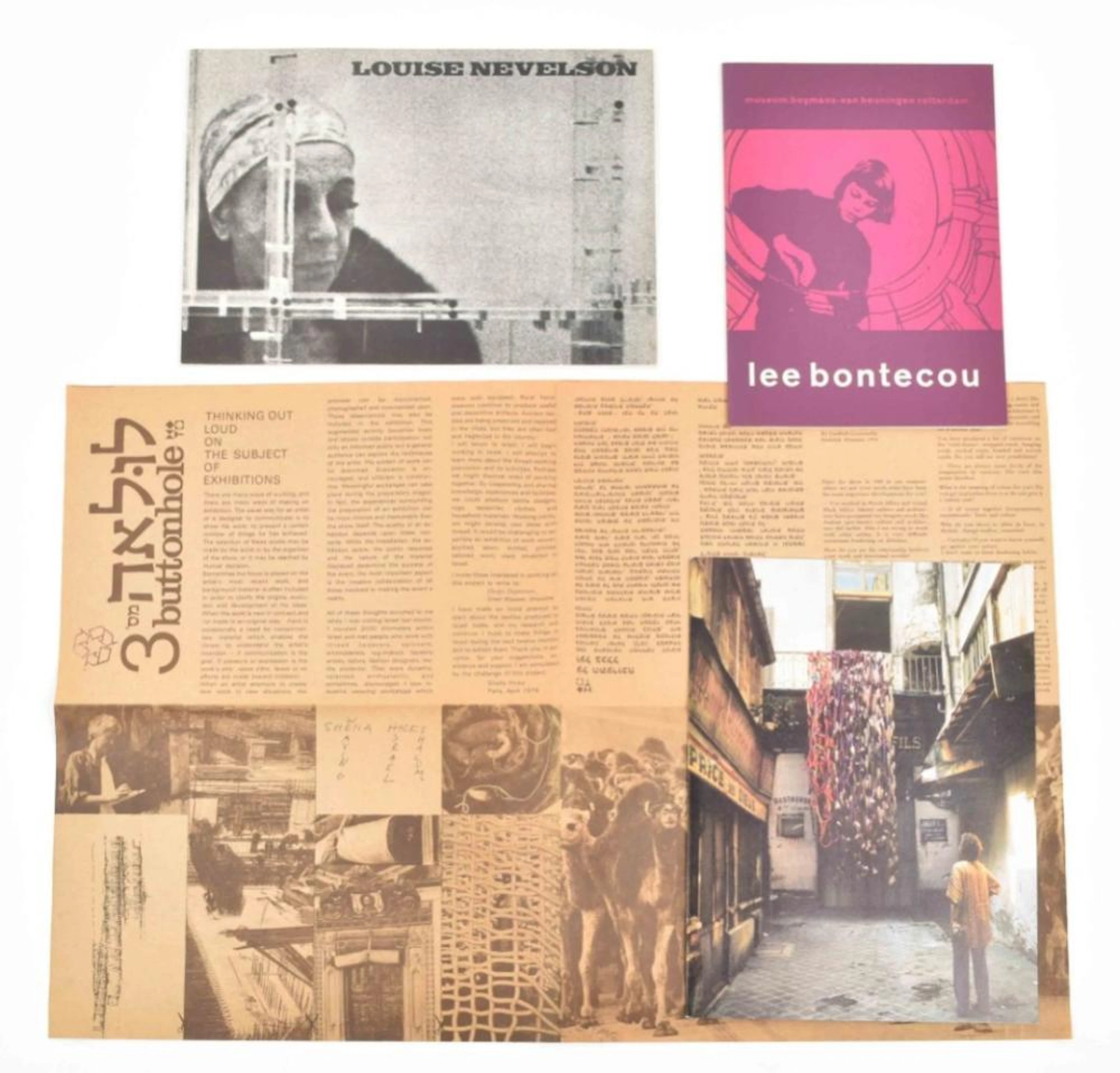 [WOMEN ARTISTS] LEE BONTECOU, LOUISE NEVELSON, SHEILA HICKS