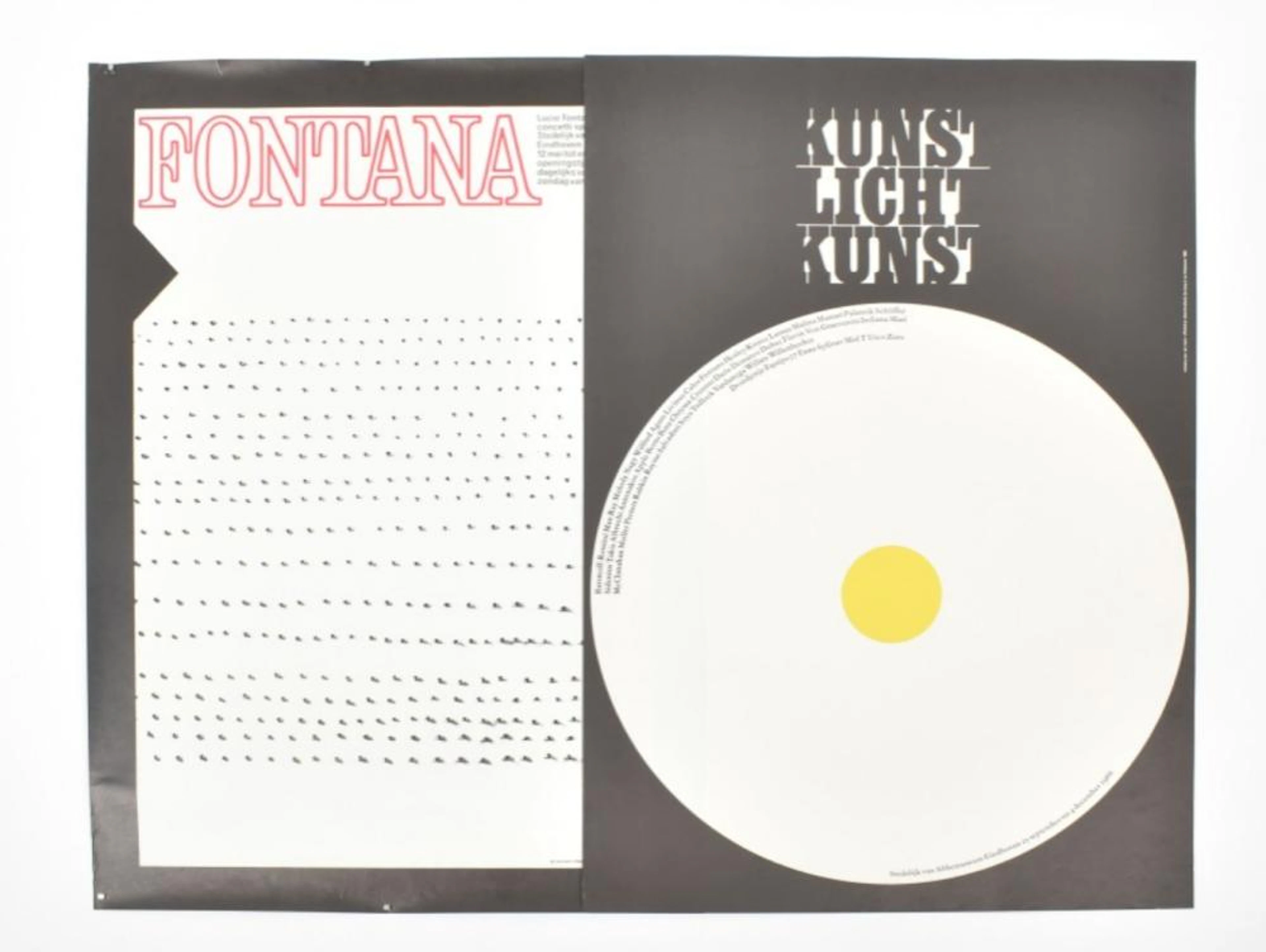[PRINTS AND POSTERS] FONTANA AND KUNST LICHT KUNST