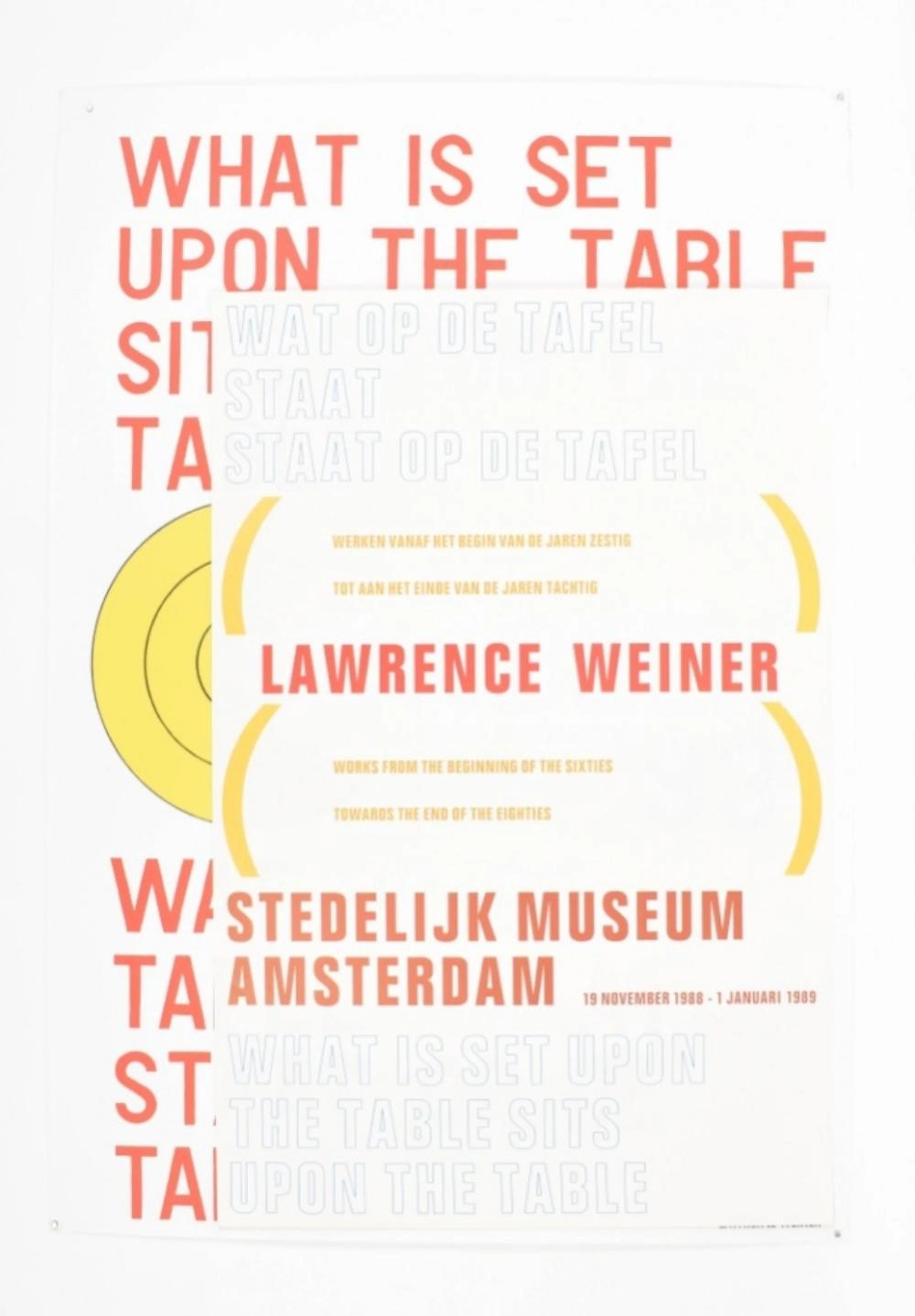 [PRINTS AND POSTERS] LAWRENCE WEINER
