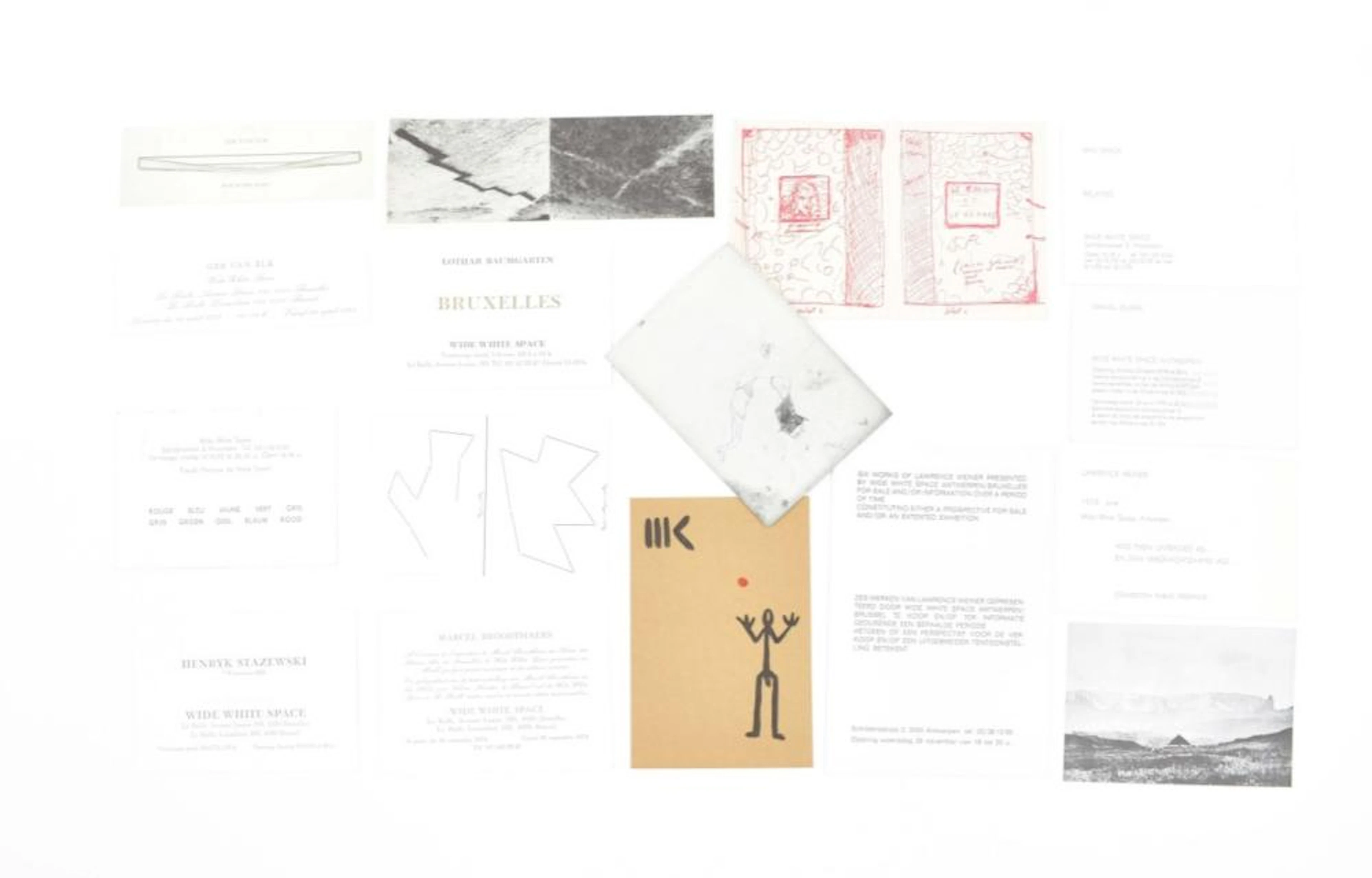 [EPHEMERA] WIDE WHITE SPACE, ANTWERP AND BRUSSELS