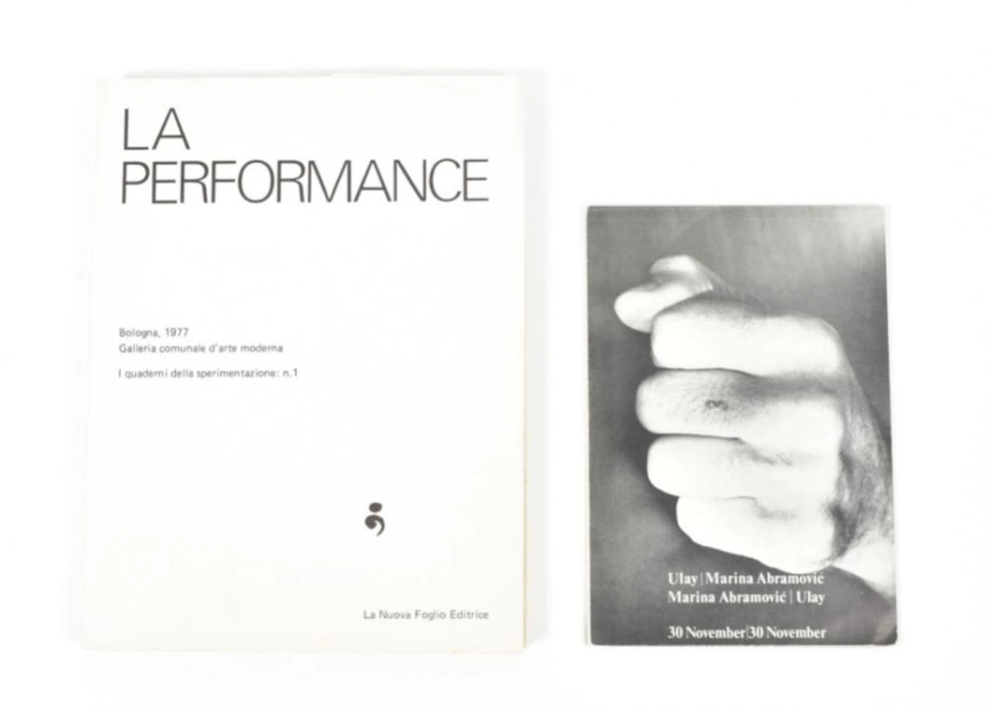 [S AND 1970S] PERFORMANCE ART, ULAY/ABRAMOVIC