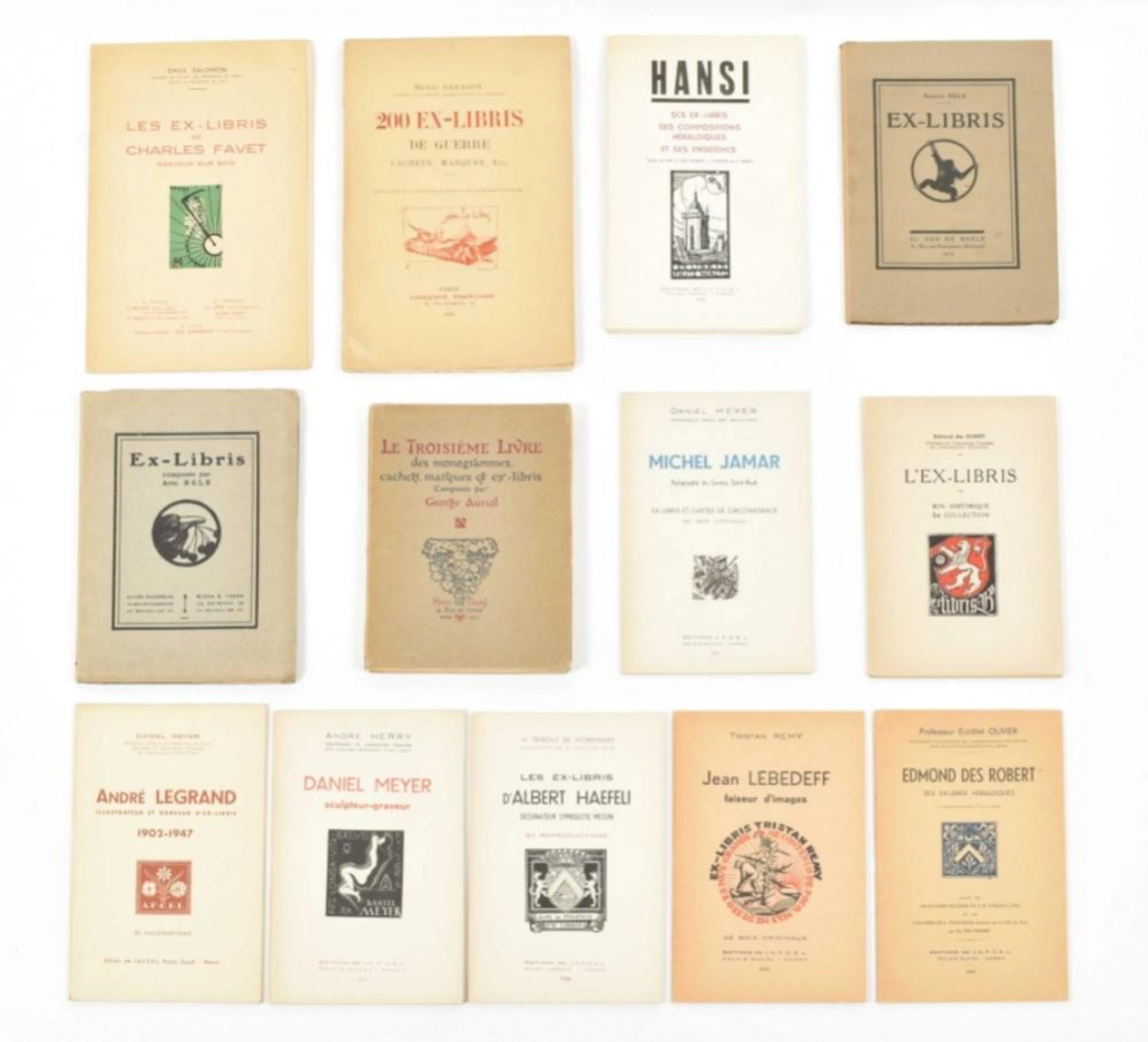 [EX LIBRIS] [ART NOUVEAU] FRENCH AND FLEMISH BOOKPLATE ART: (1) ARMAND RELS