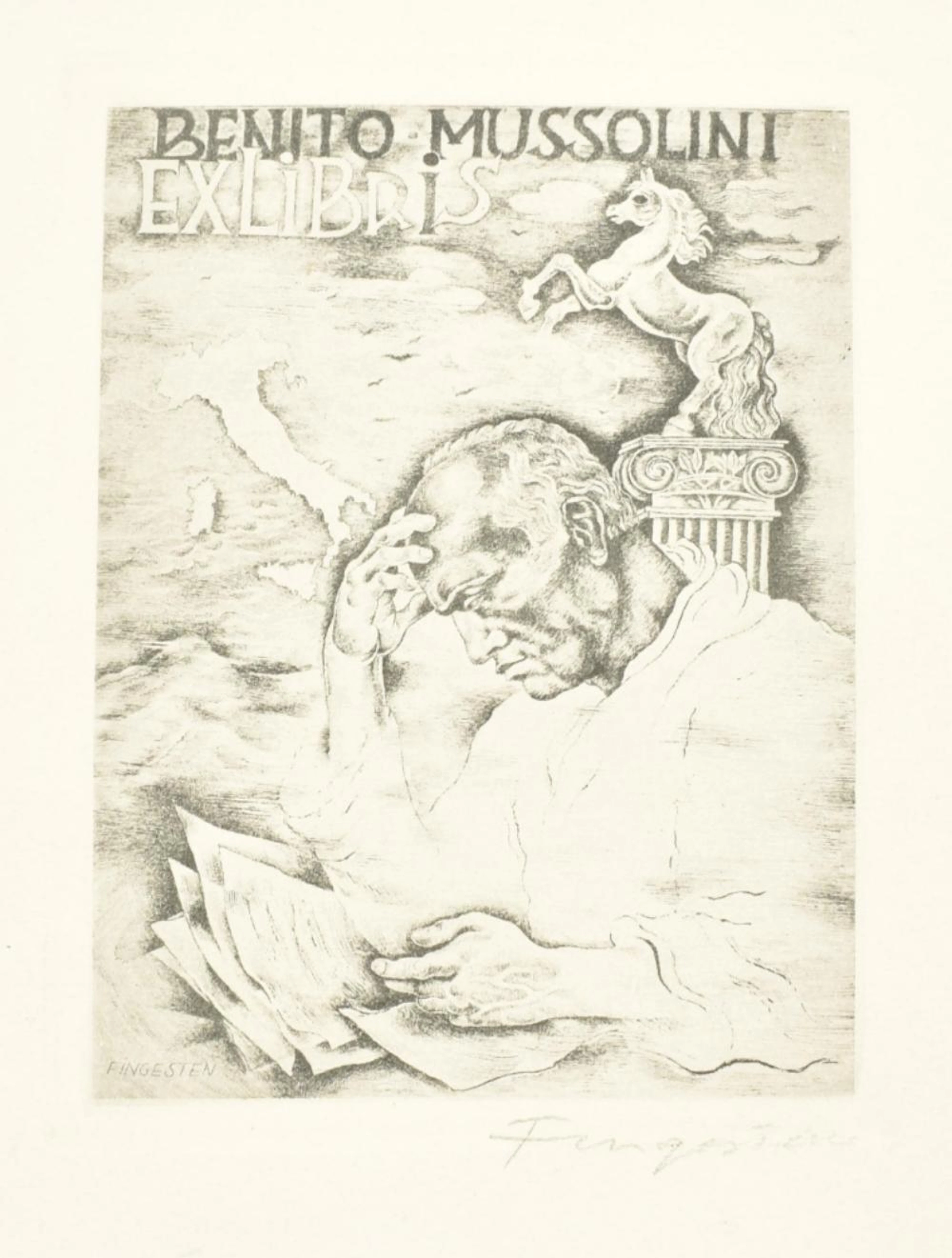 [EX LIBRIS] MICHEL FINGESTEN (1884-1943)