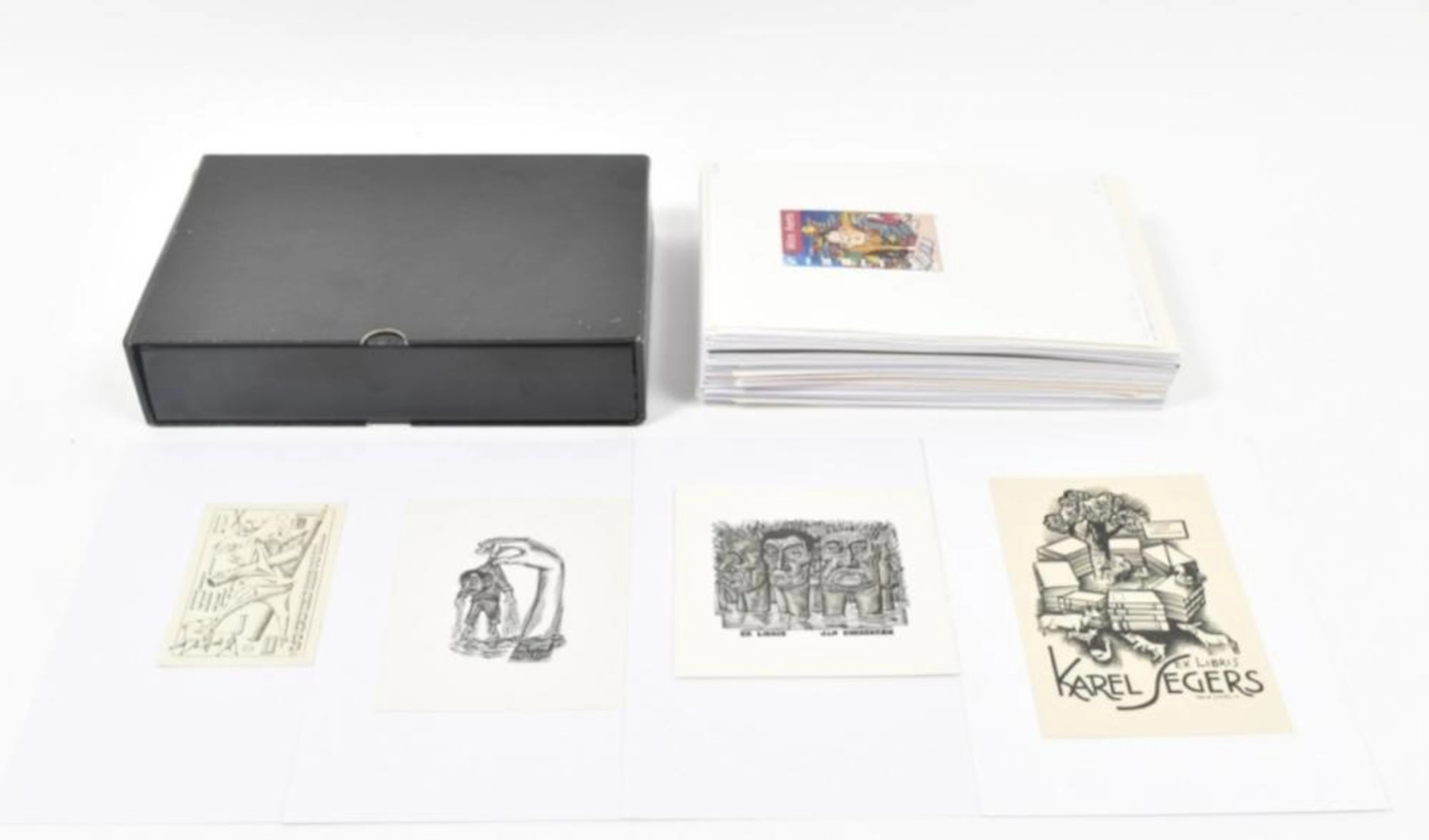 [EX LIBRIS] [HUMOUR] COLLECTION OF CA. 130 EX LIBRIS WITH HUMOROUS SUBJECTS