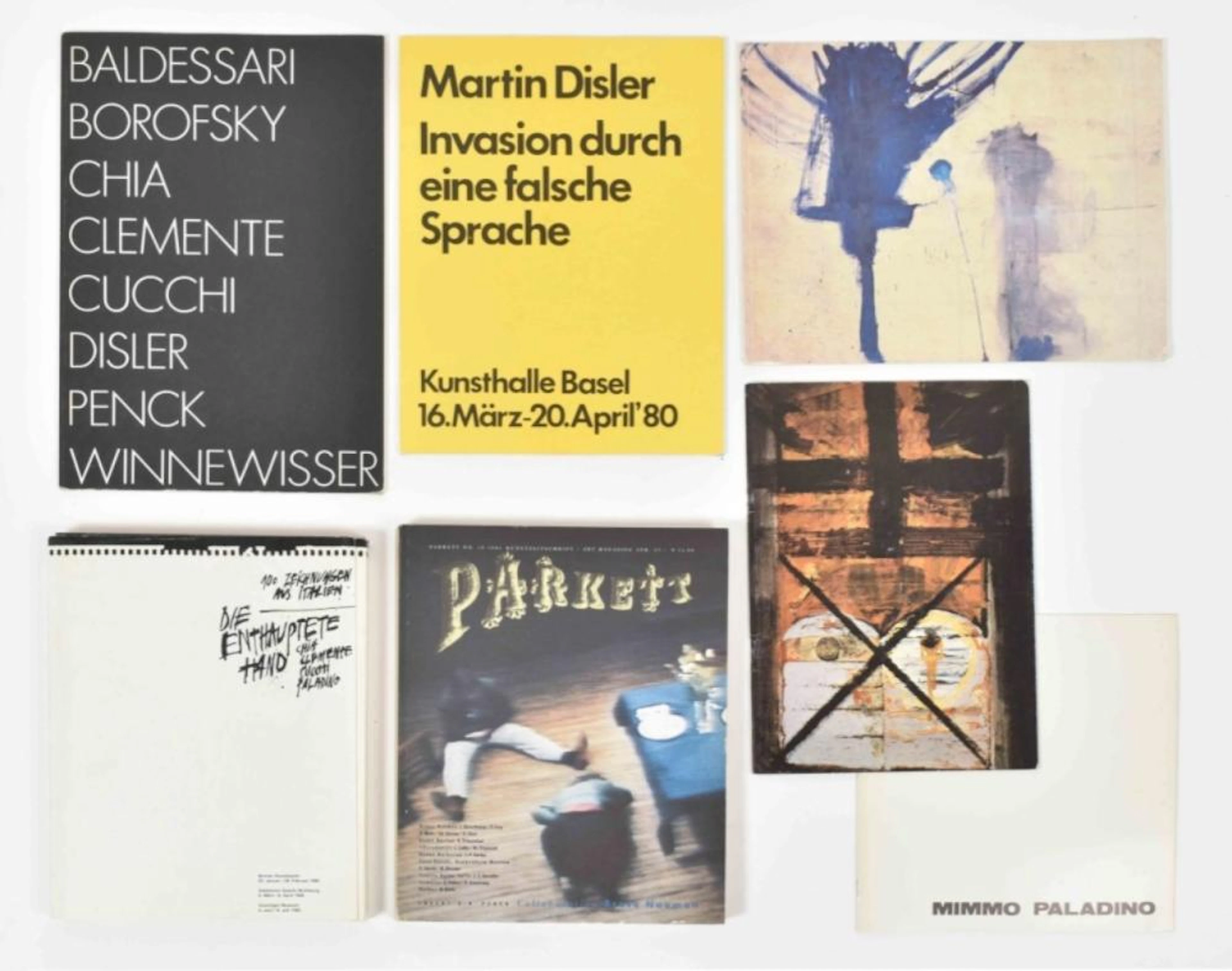 [CONCEPTUAL ARTS] LOT OF SEVEN PUBLICATIONS: (1) MARTIN DISLER