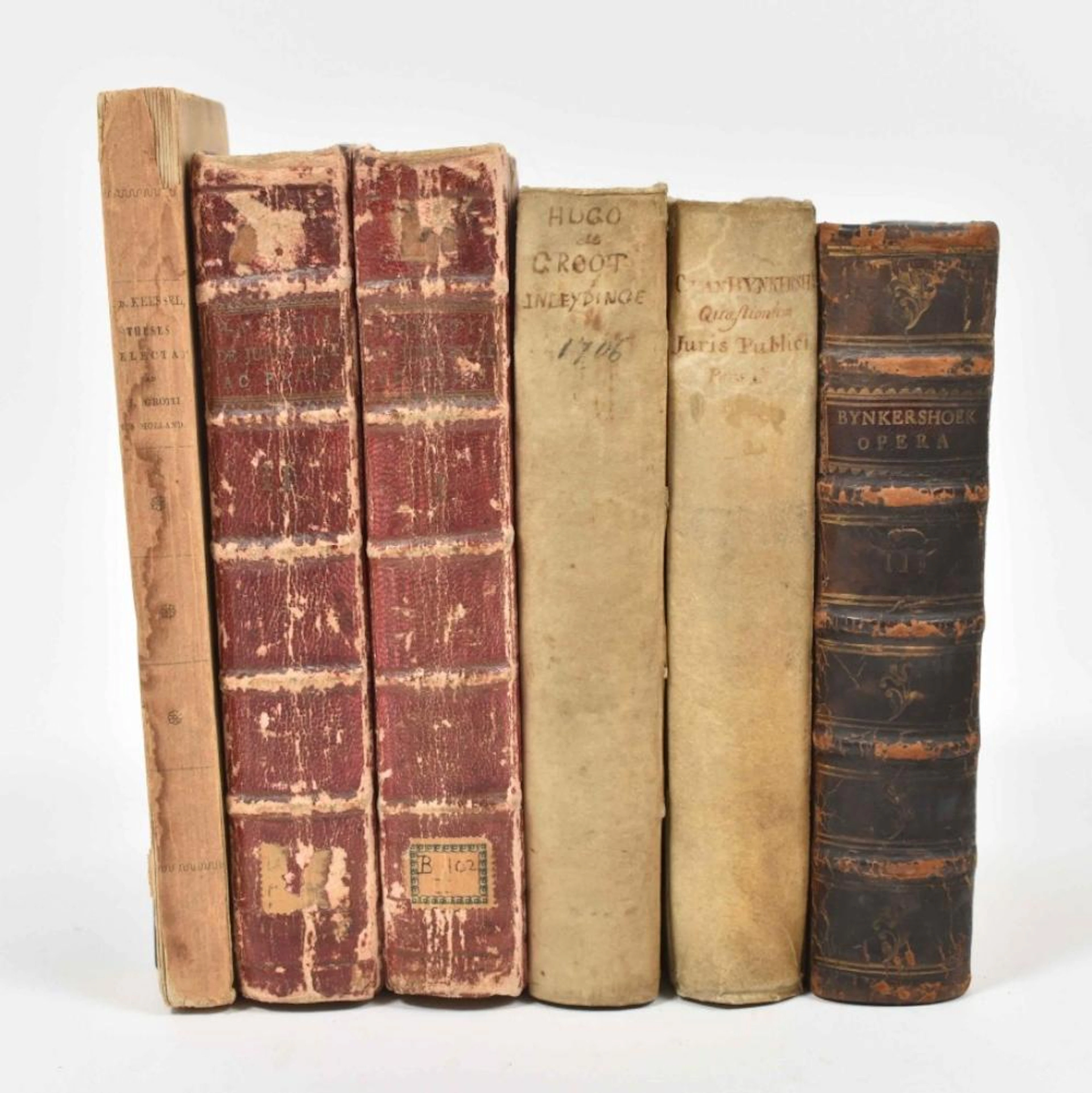 [17TH - 19TH CENT.: LAW] FIVE TITLES: (1) HUGO GROTIUS