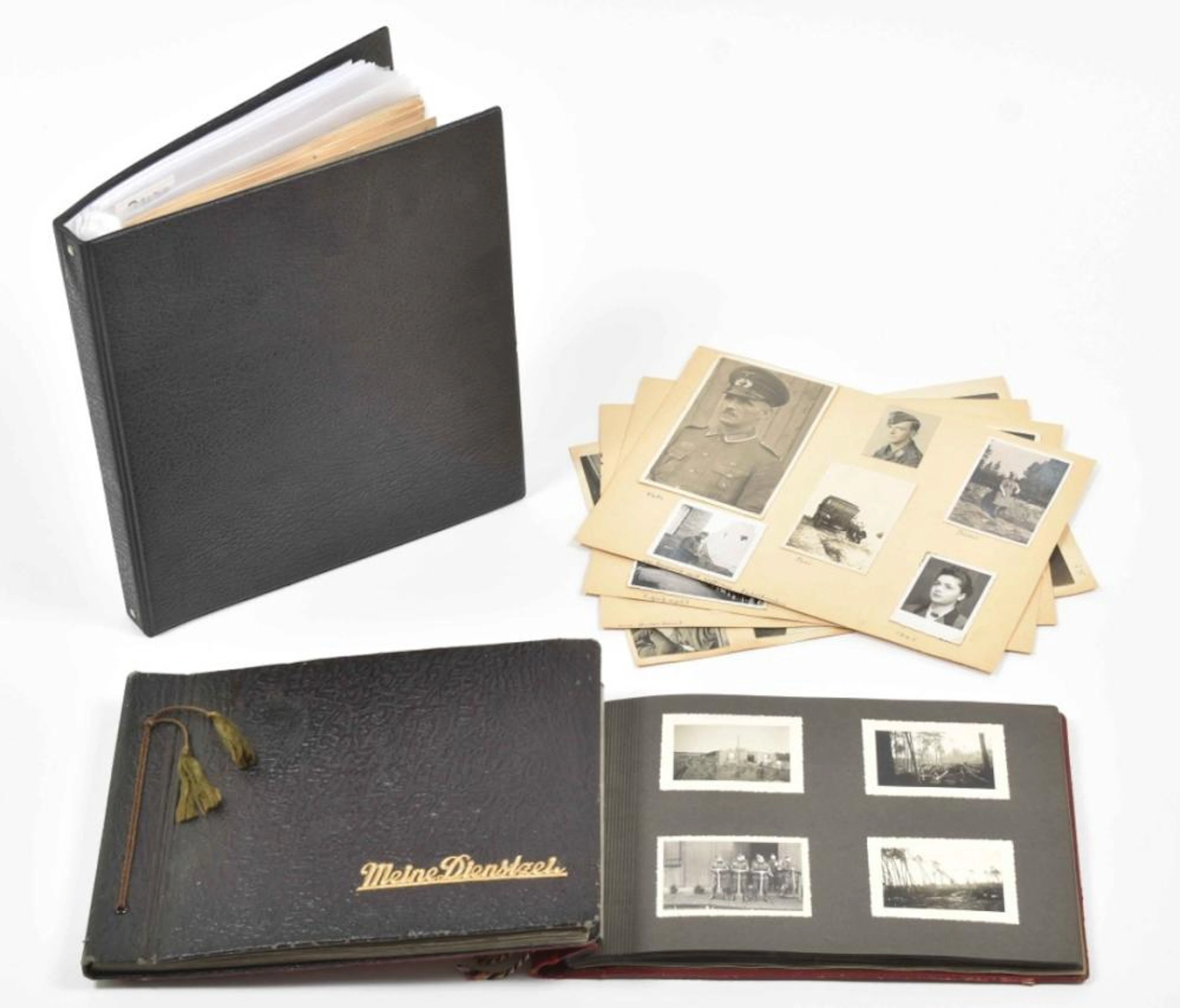 [SECOND WORLD WAR] [GERMANY] THREE ALBUMS: (1) "AUS MEINER DIENSTZEIT"