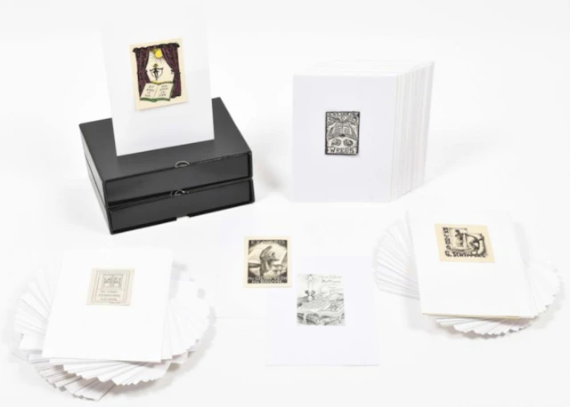 [FINE ARTS: EX LIBRIS] [BOOKS] COLLECTION OF APPROX