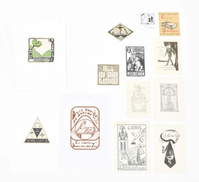 [FINE ARTS: EX LIBRIS] [HAARLEM] COLLECTION OF APPROX. 125 EX LIBRIS