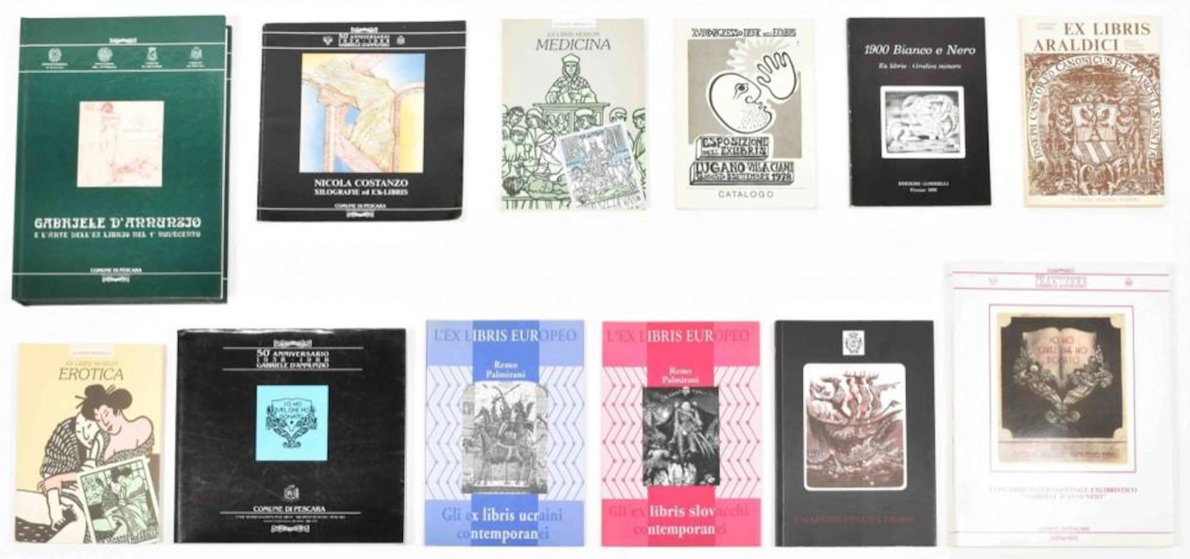 [FINE ARTS: EX LIBRIS] [ITALY] TWELVE PUBLICATIONS: (1) I...
