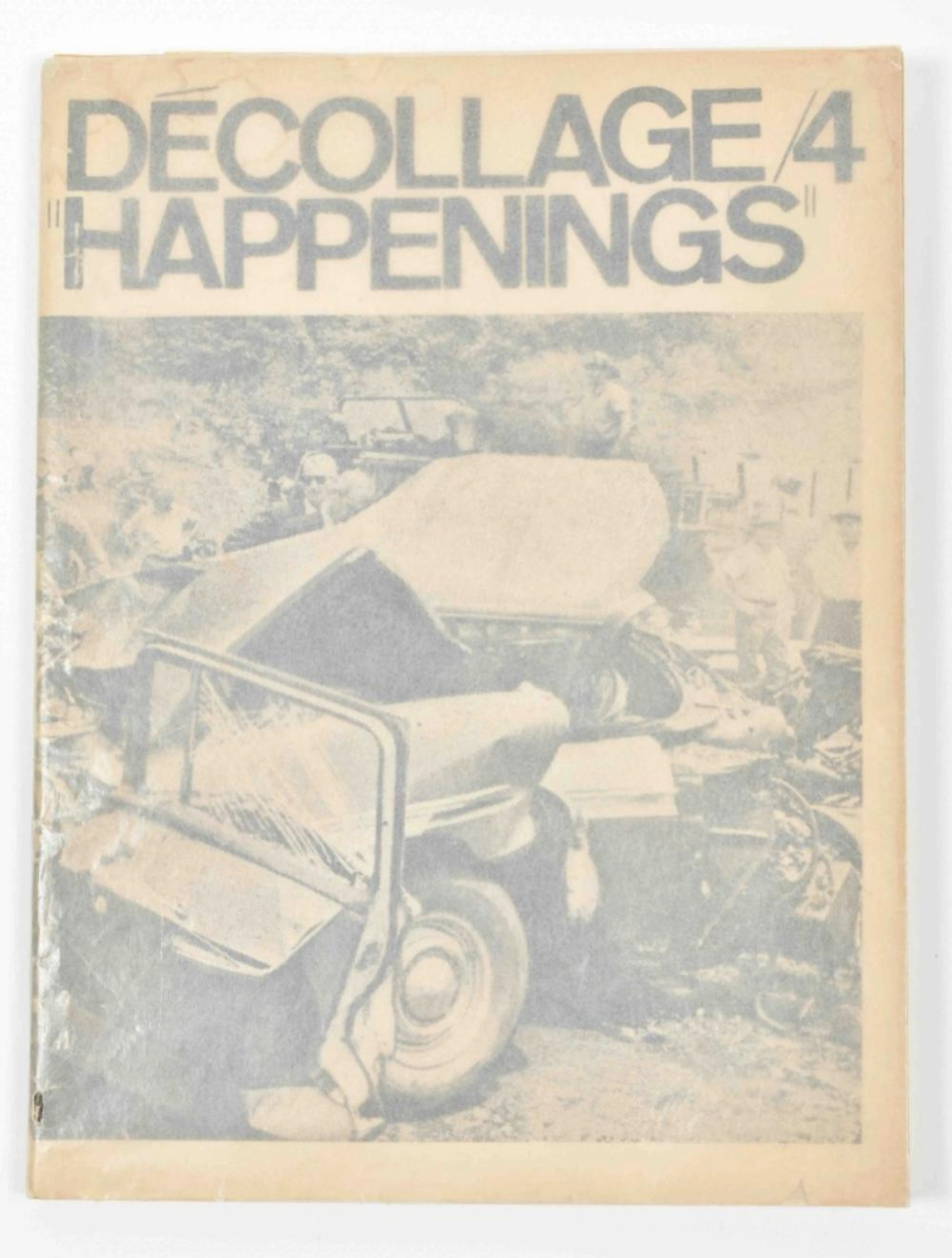 [FLUXUS] DÉCOLLAGE/HAPPENINGS NO.4 JANUARY 1964