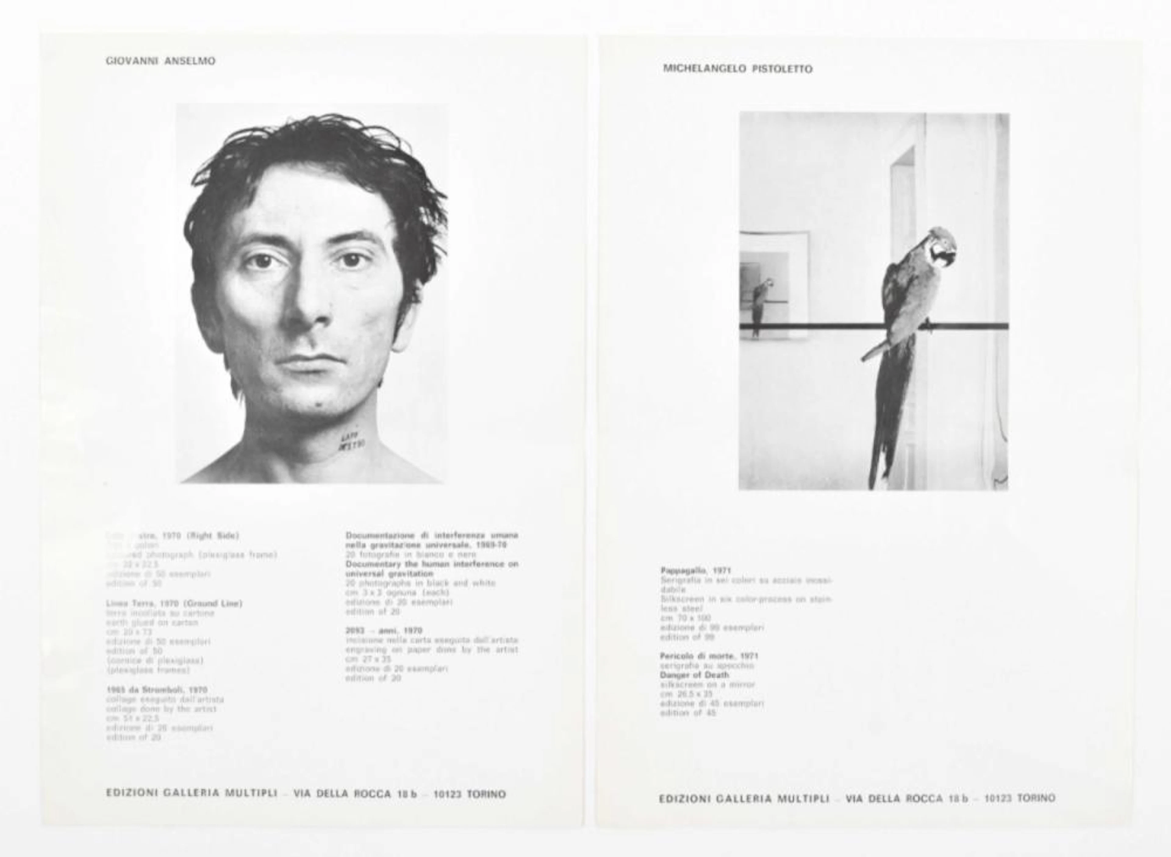 [EPHEMERA] ARTE POVERA