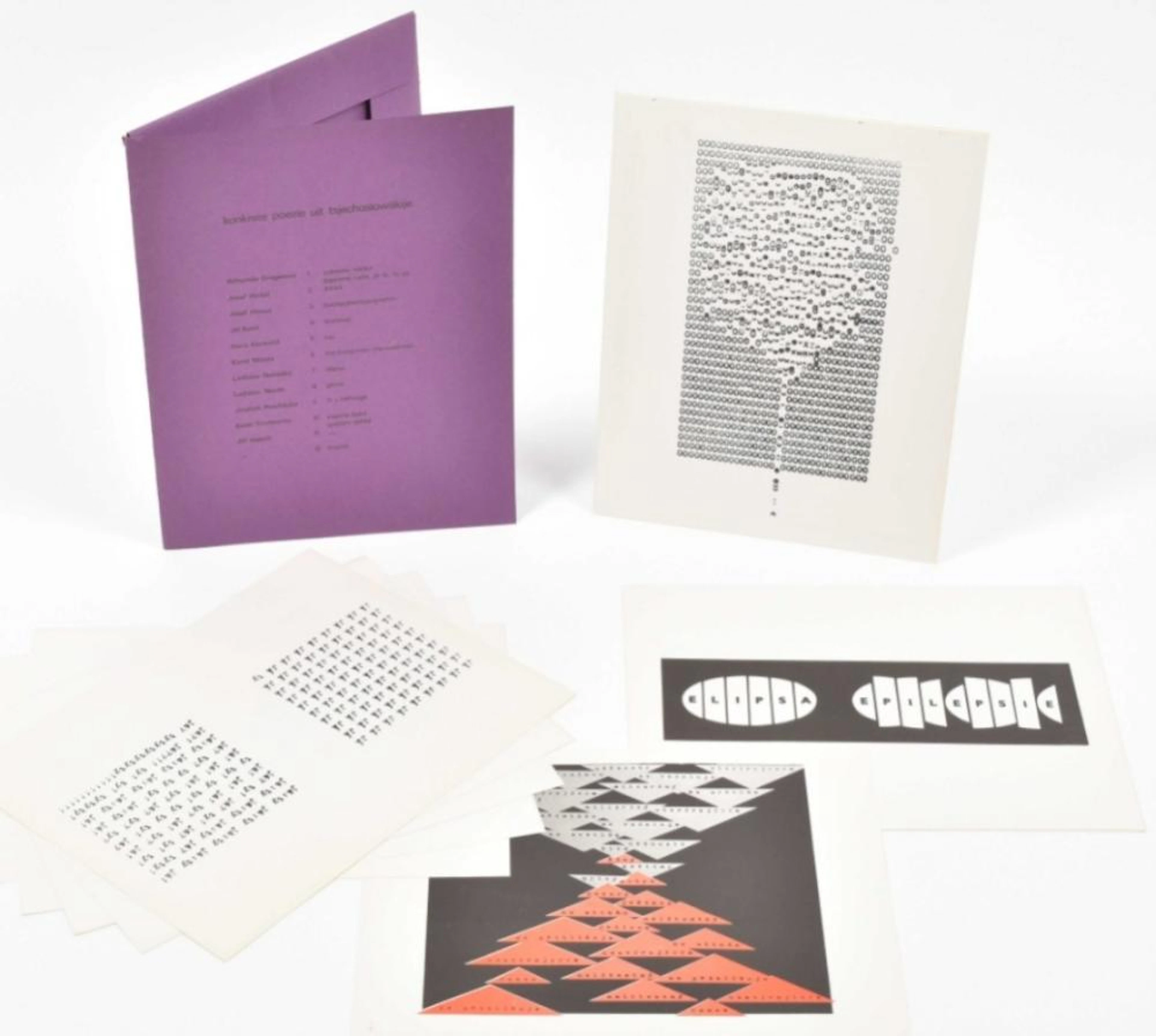[SMALL PRESS AND CONCRETE POETRY] KONKRETE POEZIE UIT TSJECHOSLOWAKIJE