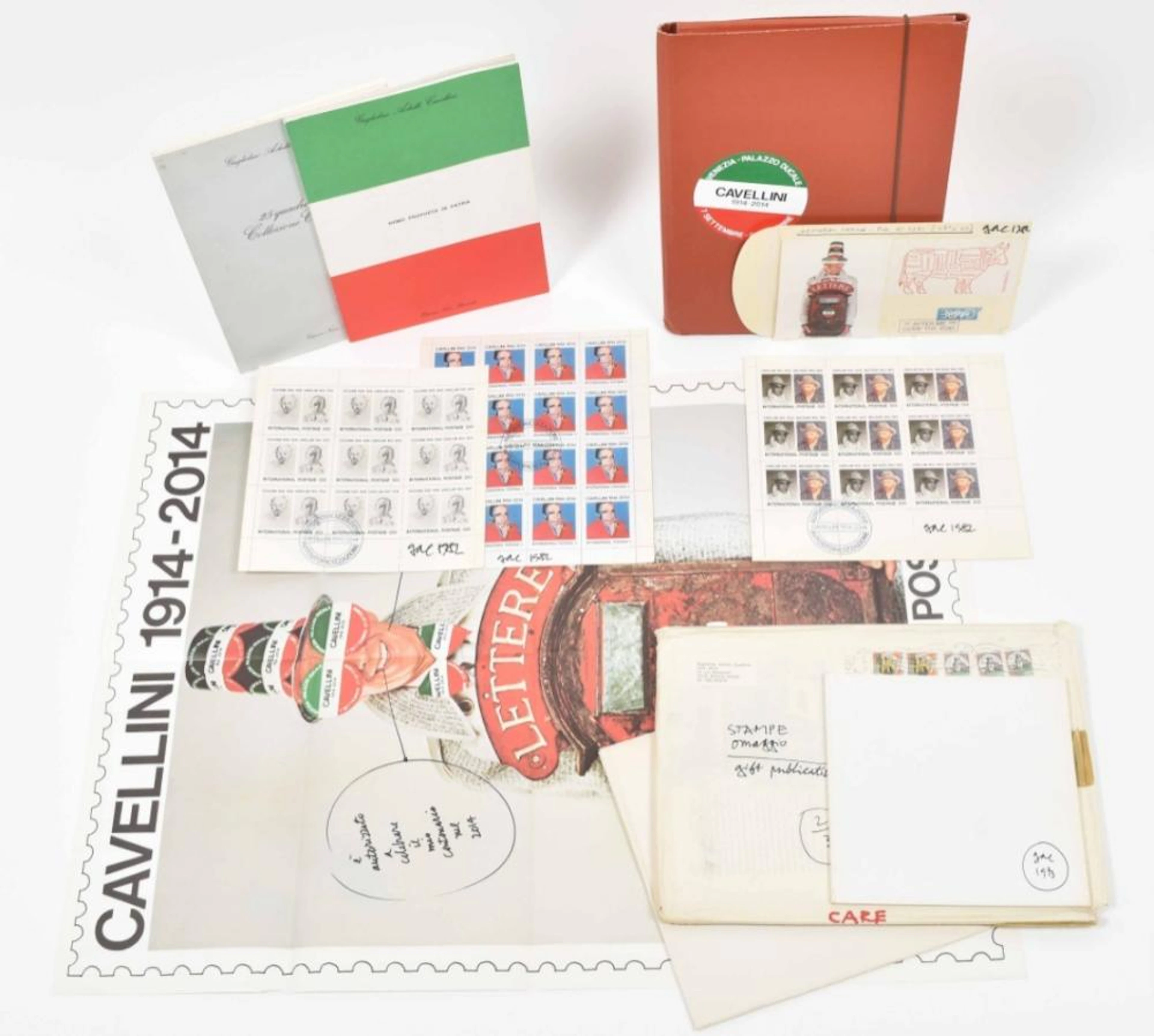 [MAIL ART] GUGLIELMO ACHILLE CAVELLINI (GAC), LARGE LOT
