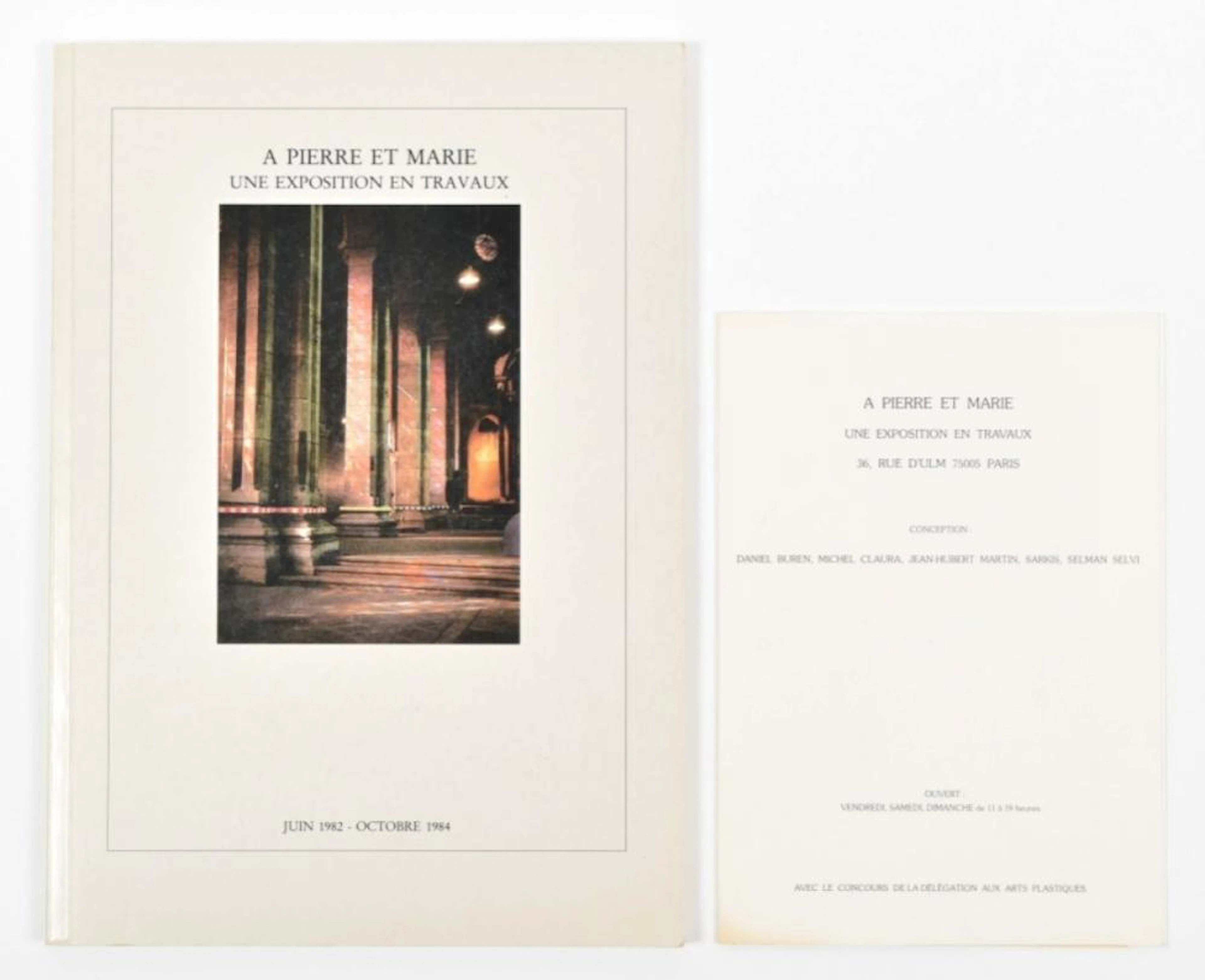 [S AND UP] MICHEL CLAURA, A PIERRE ET MARIE: UNE EXPOSITION EN TRAVAUX 1982-1984