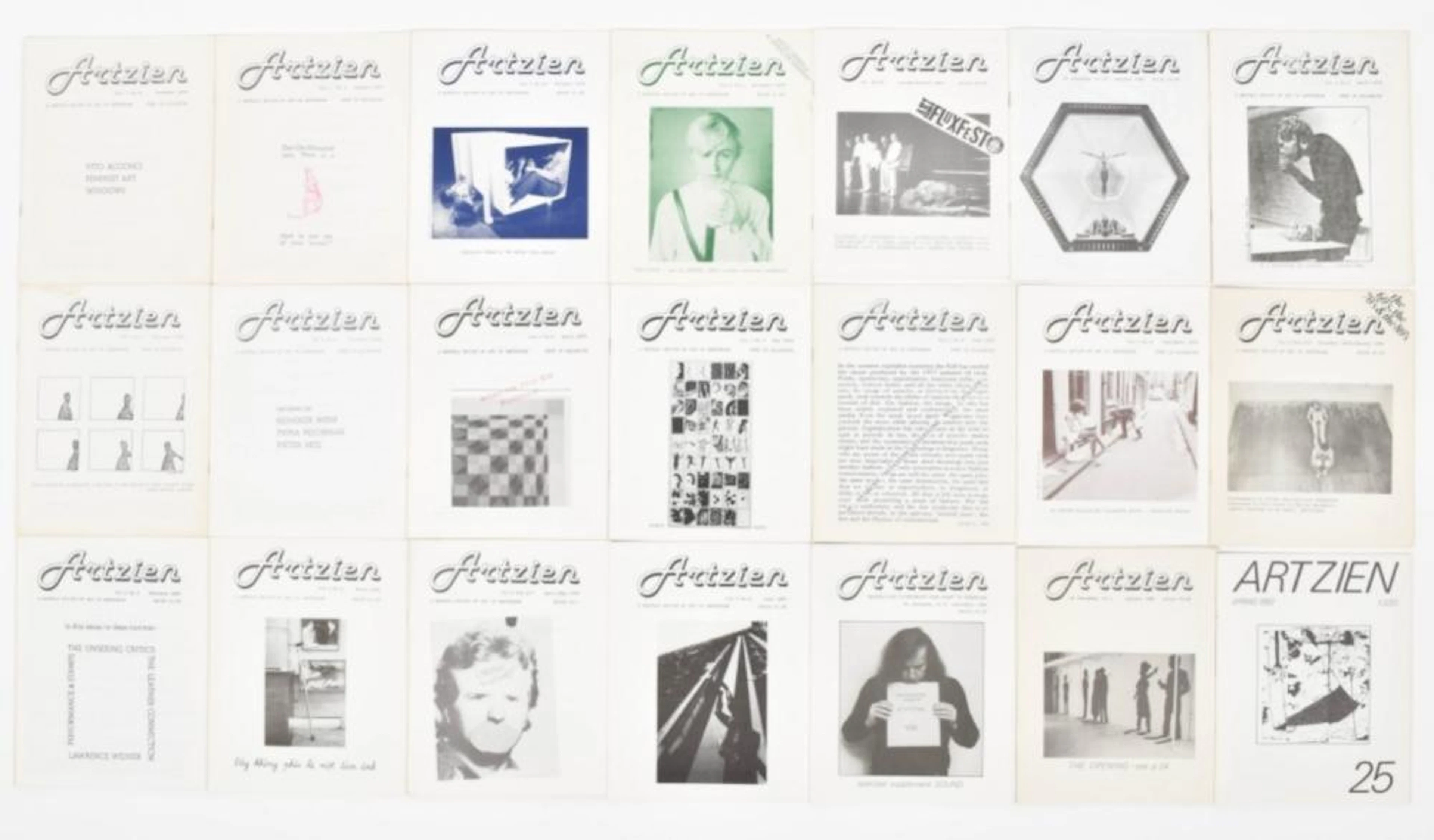 [SMALL PRESS AND CONCRETE POETRY] ARTZIEN: A MONTHLY REVIEW OF ART IN AMSTERDAM