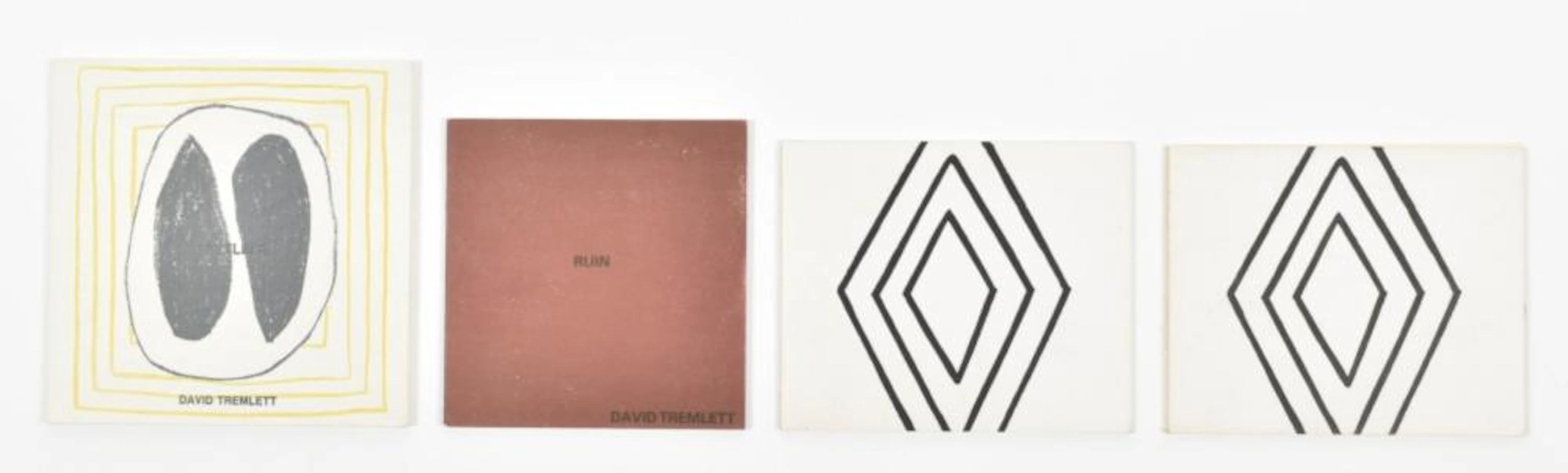 [S AND UP] DAVID TREMLETT, 4 SMALL ARTISTS' BOOKS