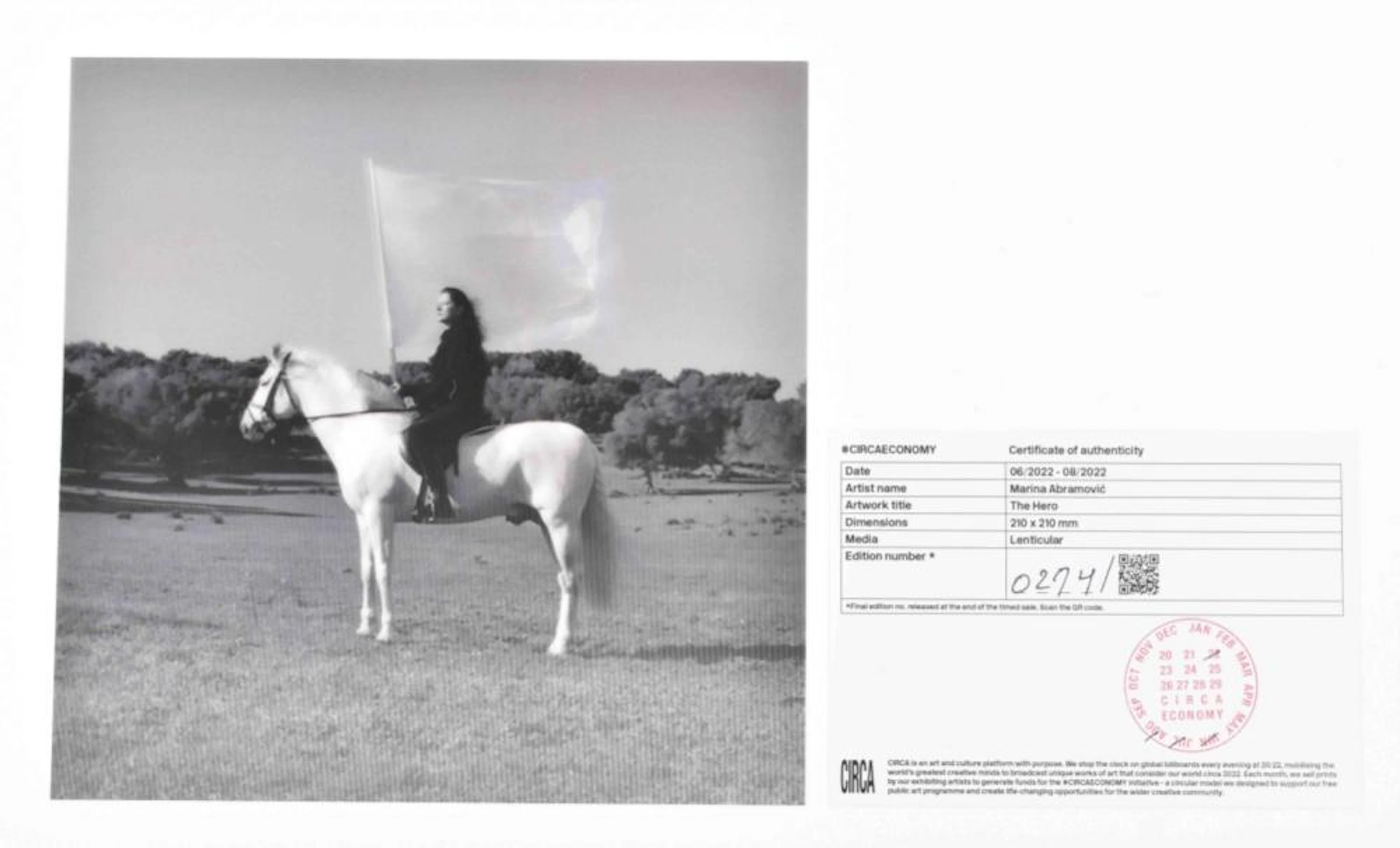 [S CONCEPTUAL ART ] MARINA ABRAMOVIC, THE HERO