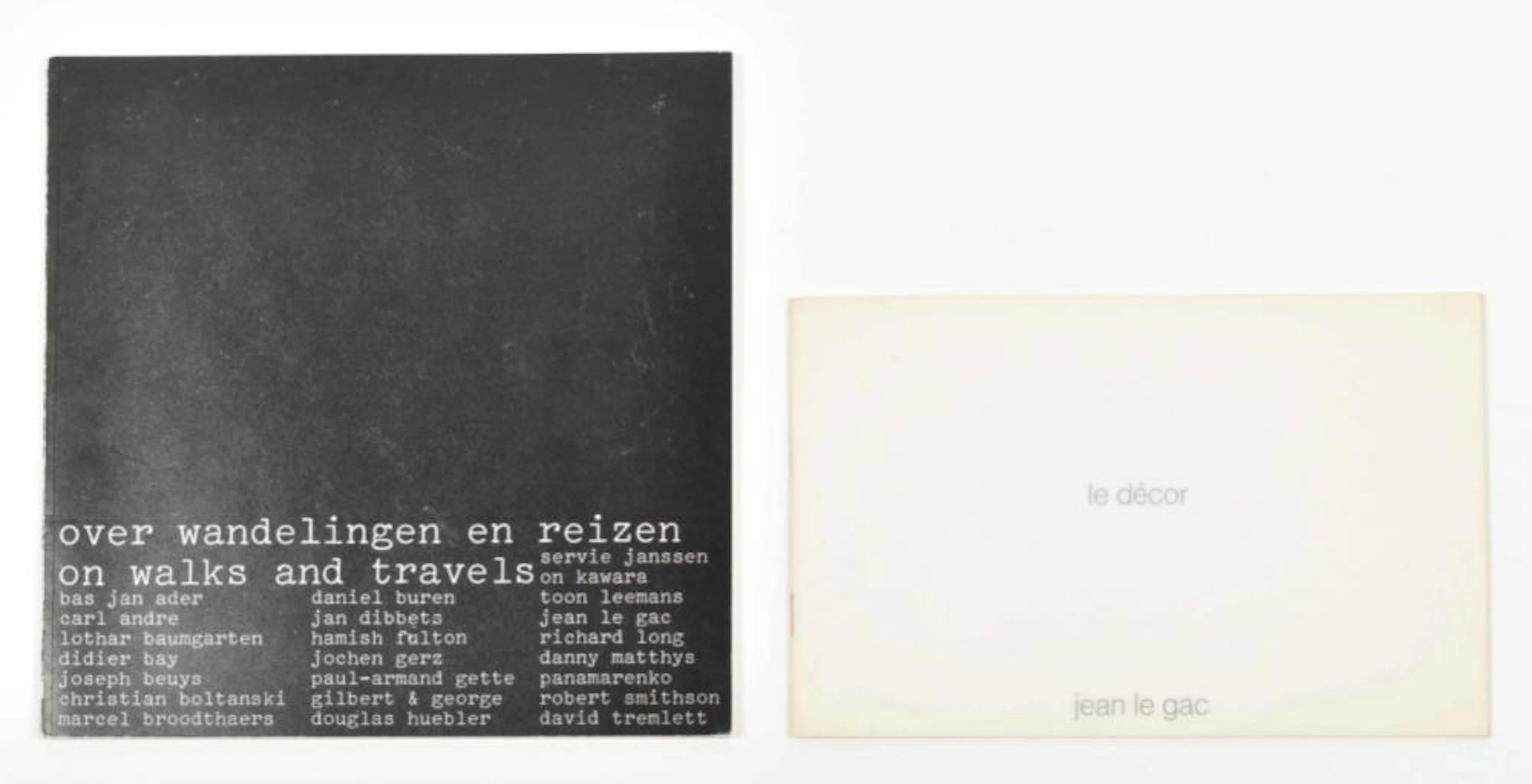 [S CONCEPTUAL ART ] JEAN LE GAC, SIGNED COPY OF LE DÉCOR