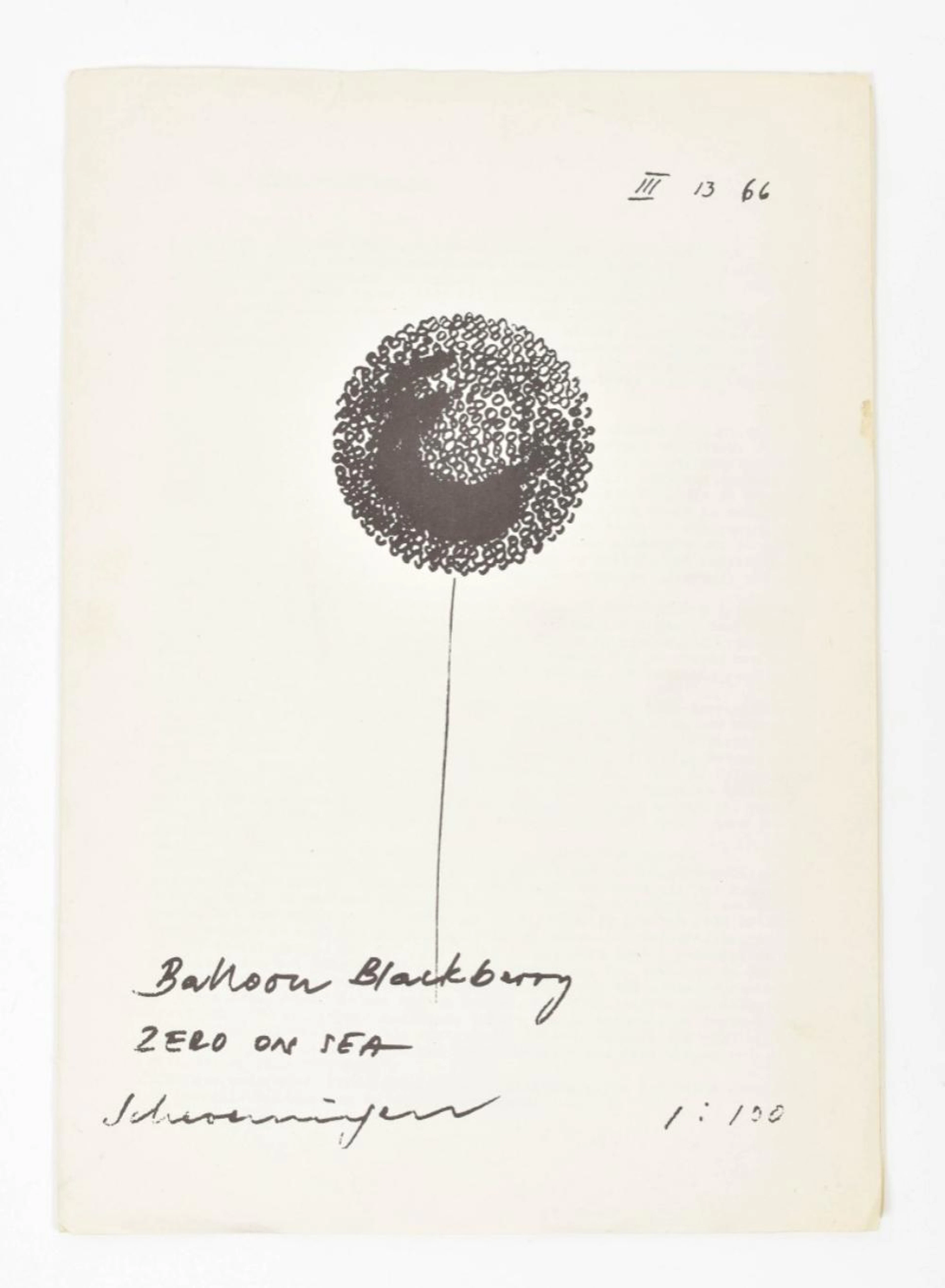 [S AVANT-GARDE ] BALLOON BLACKBERRY, ZERO ON SEA