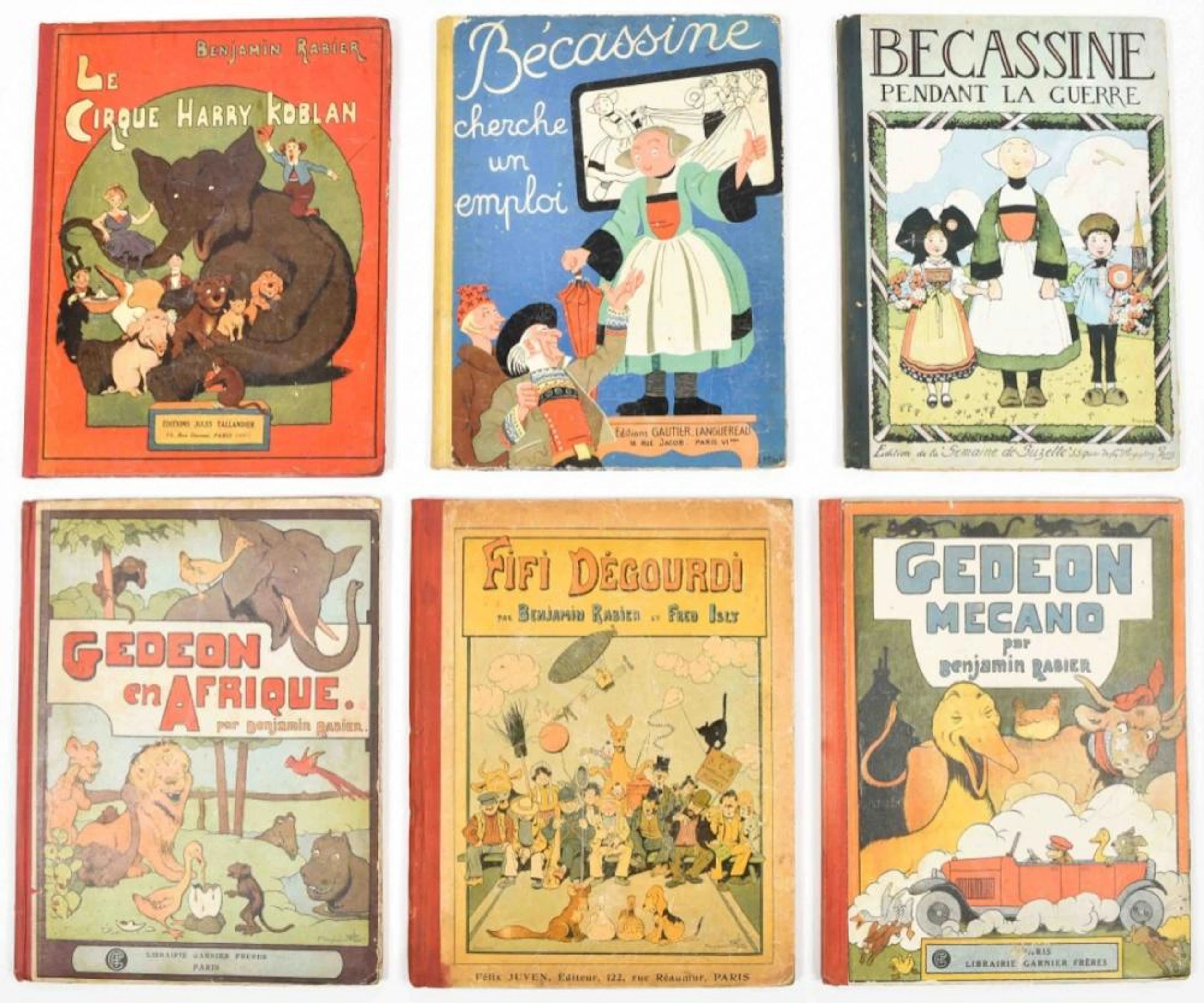 [CHILDREN'S BOOKS] BENJAMIN RABIER. GEDEON MECANO