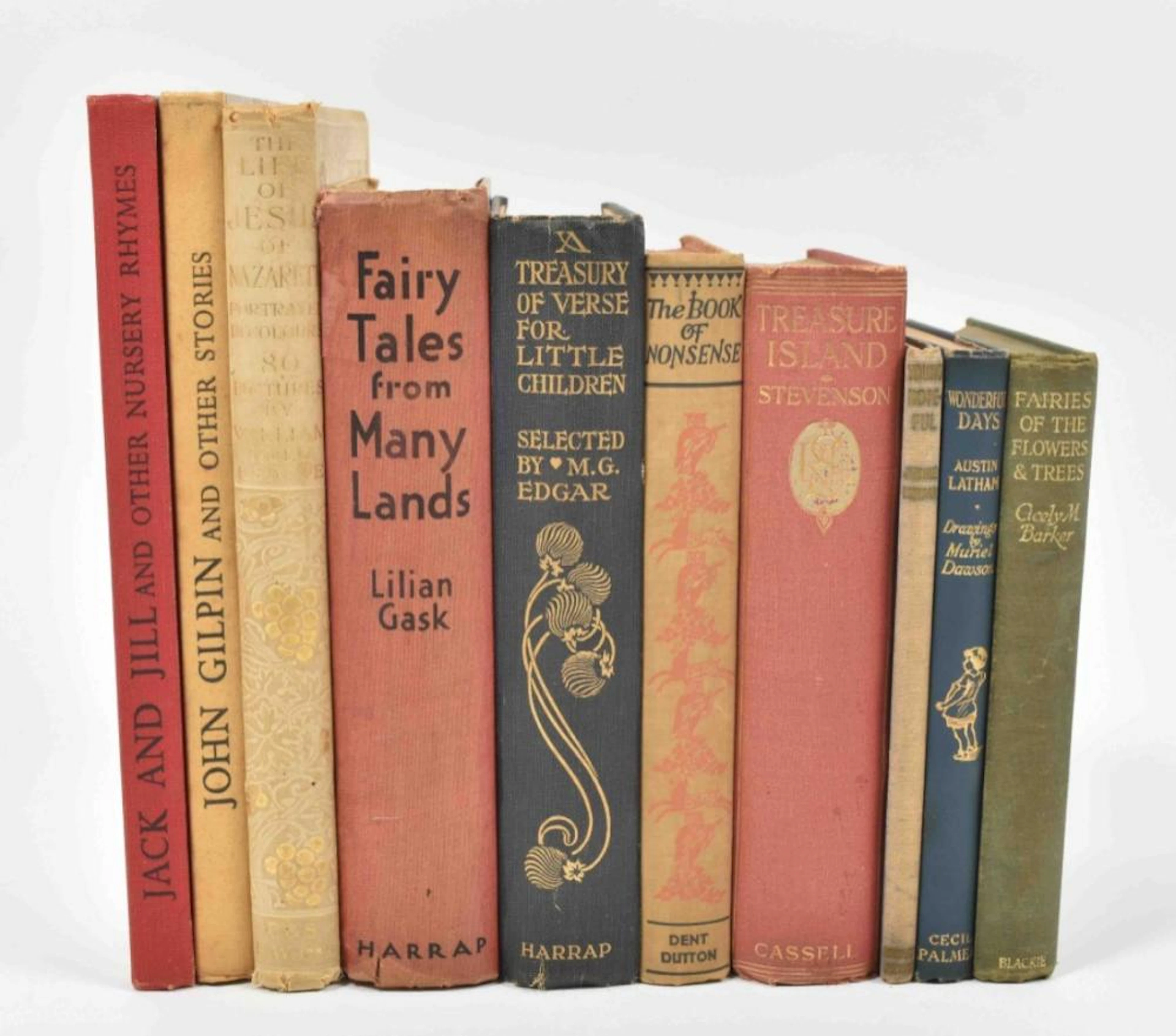 [PICTURE BOOKS] (1) M.G. EDGAR. A TREASURY OF VERSE FOR LITTLE CHILDRE