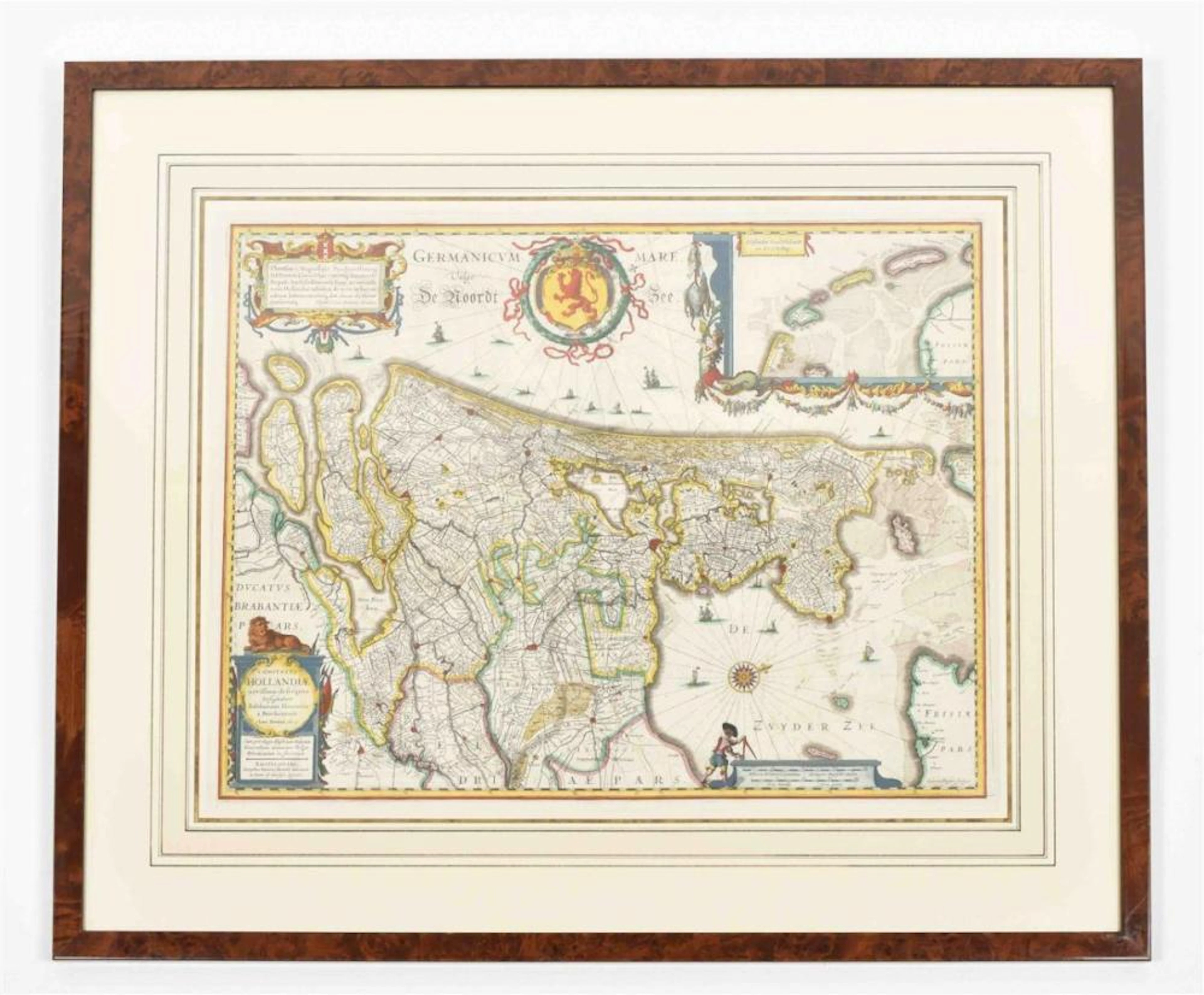 [ATLASES & MAPS] [NETHERLANDS] COMITATUS HOLLANDIAE NOVISSIMA DESCRIPTIO