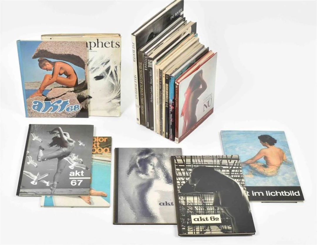 [NUDE PHOTOGRAPHY] (1) DAVID LARCHER. PHILIP O. STEARNS. SIX NYMPHETS