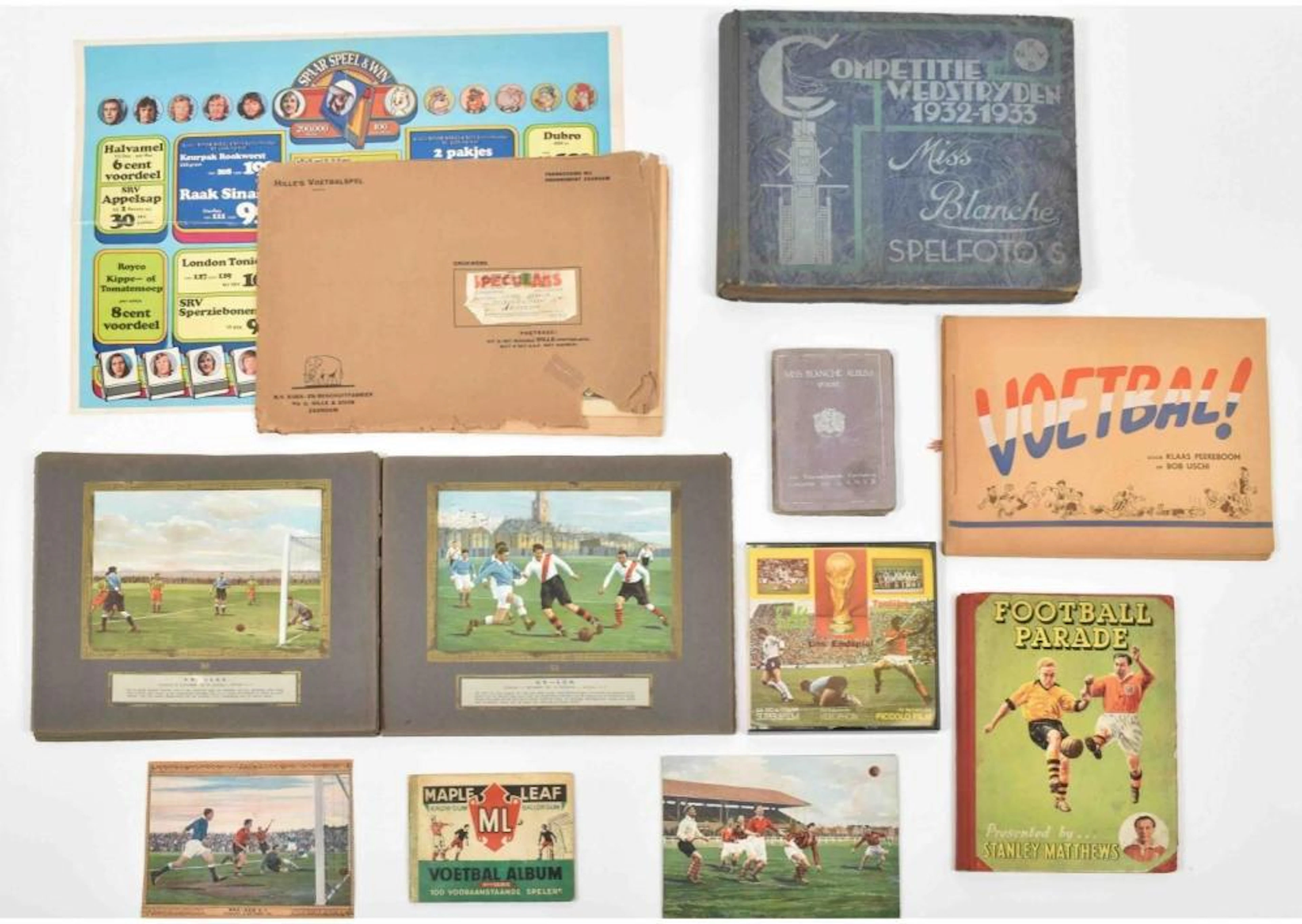 [PICTURE CARD ALBUM. SOCCER] MISS BLANCHE. COMPETITIEWEDSTRIJDEN 1932-1933