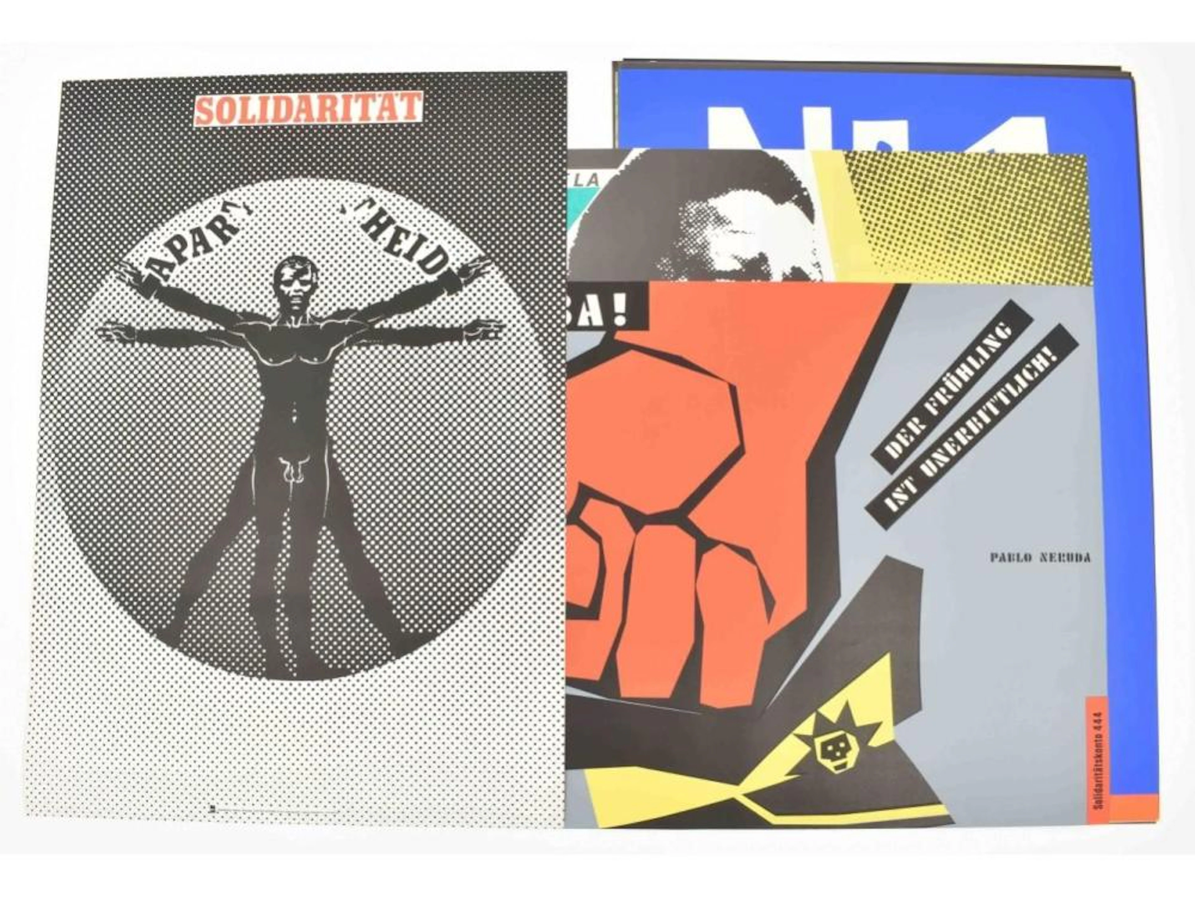 [DDR. PROPAGANDA] TWELVE EAST GERMAN PROPAGANDA POSTERS