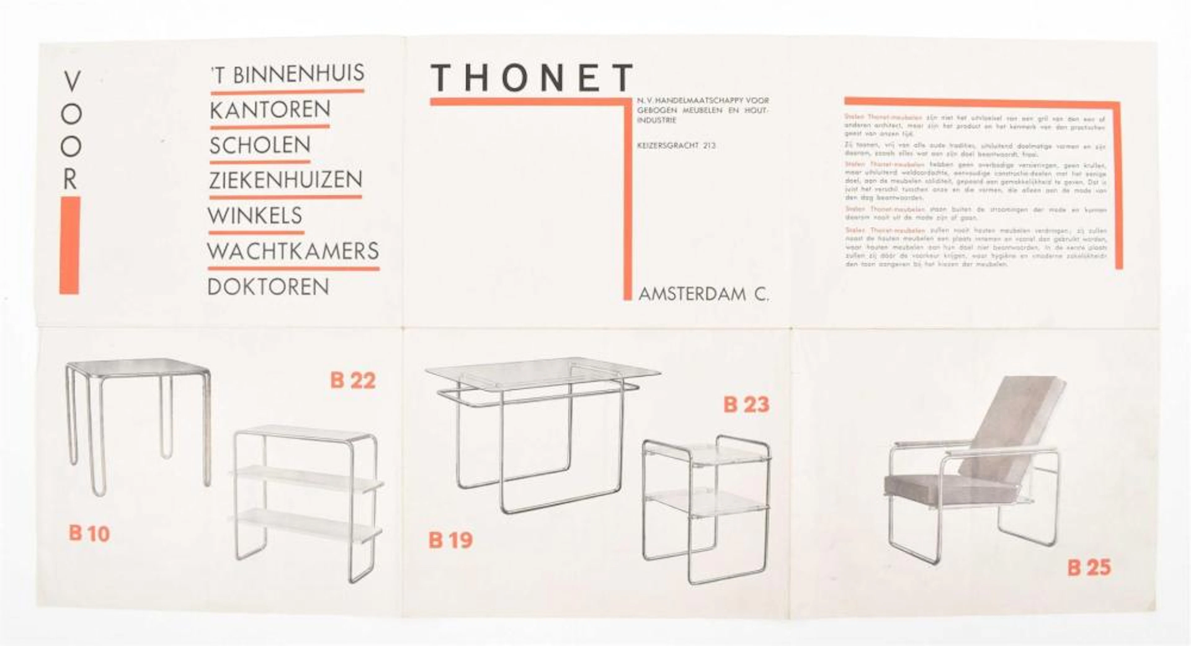 [TRADE CATALOGUES AND COMPANY PUBLICATIONS] [THONET] STAAL THONET