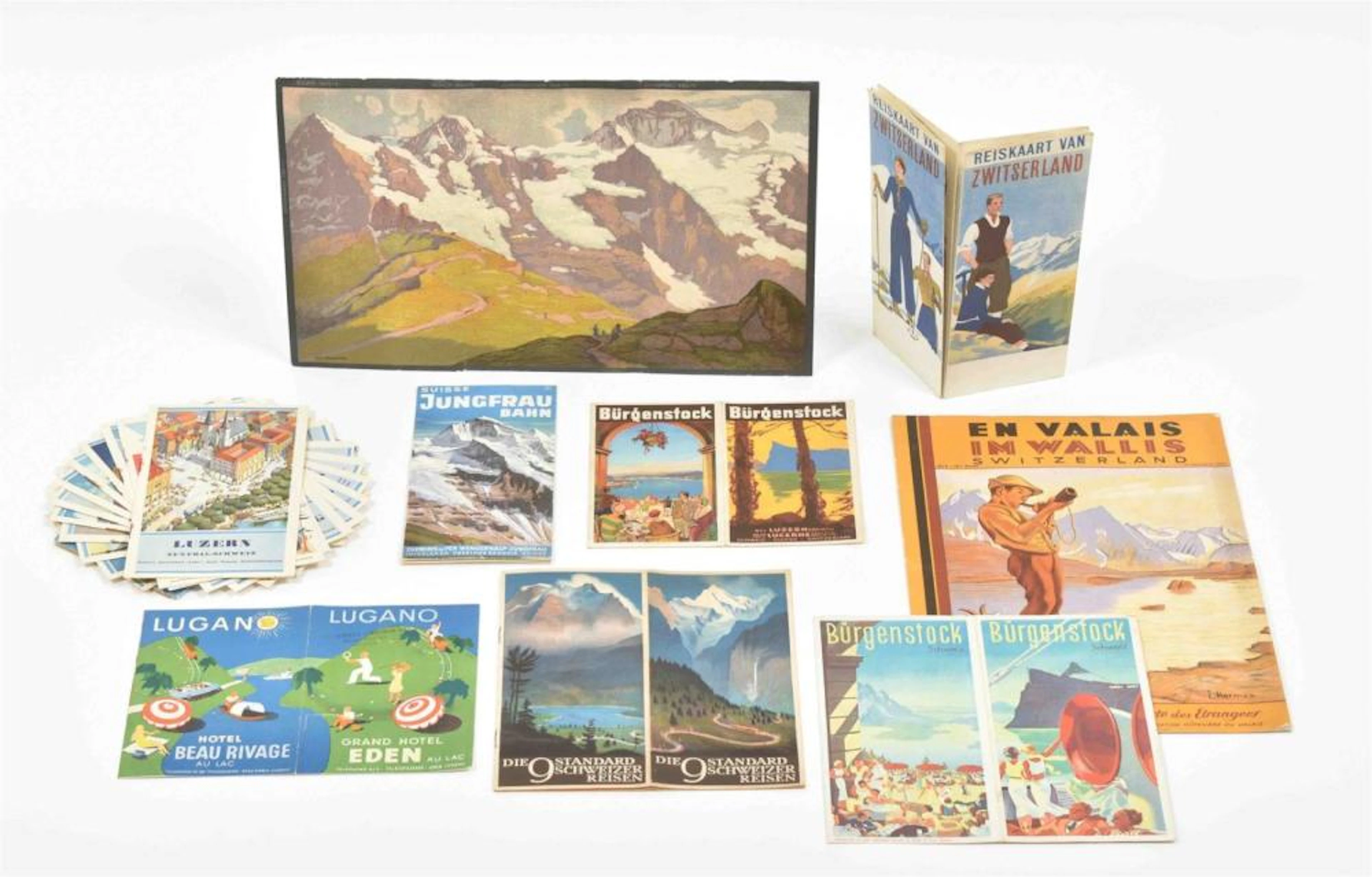 [EPHEMERA - TRAVEL BROCHURES] [SWITZERLAND] 70 TRAVEL BROCHURES