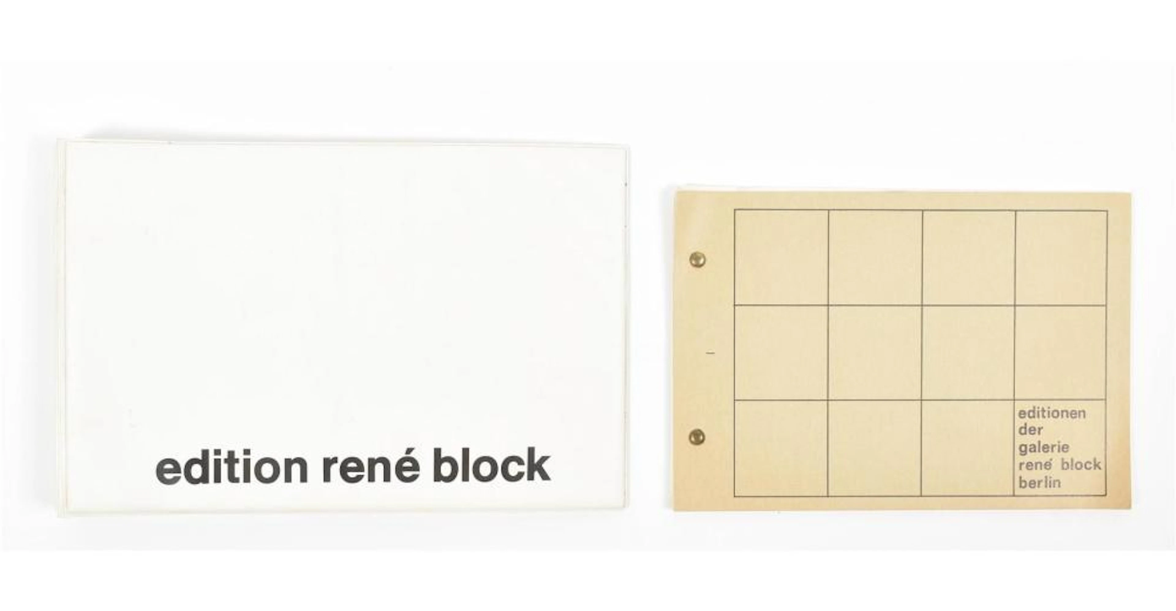 EDITION RENÉ BLOCK, 2 SALES CATALOGUES