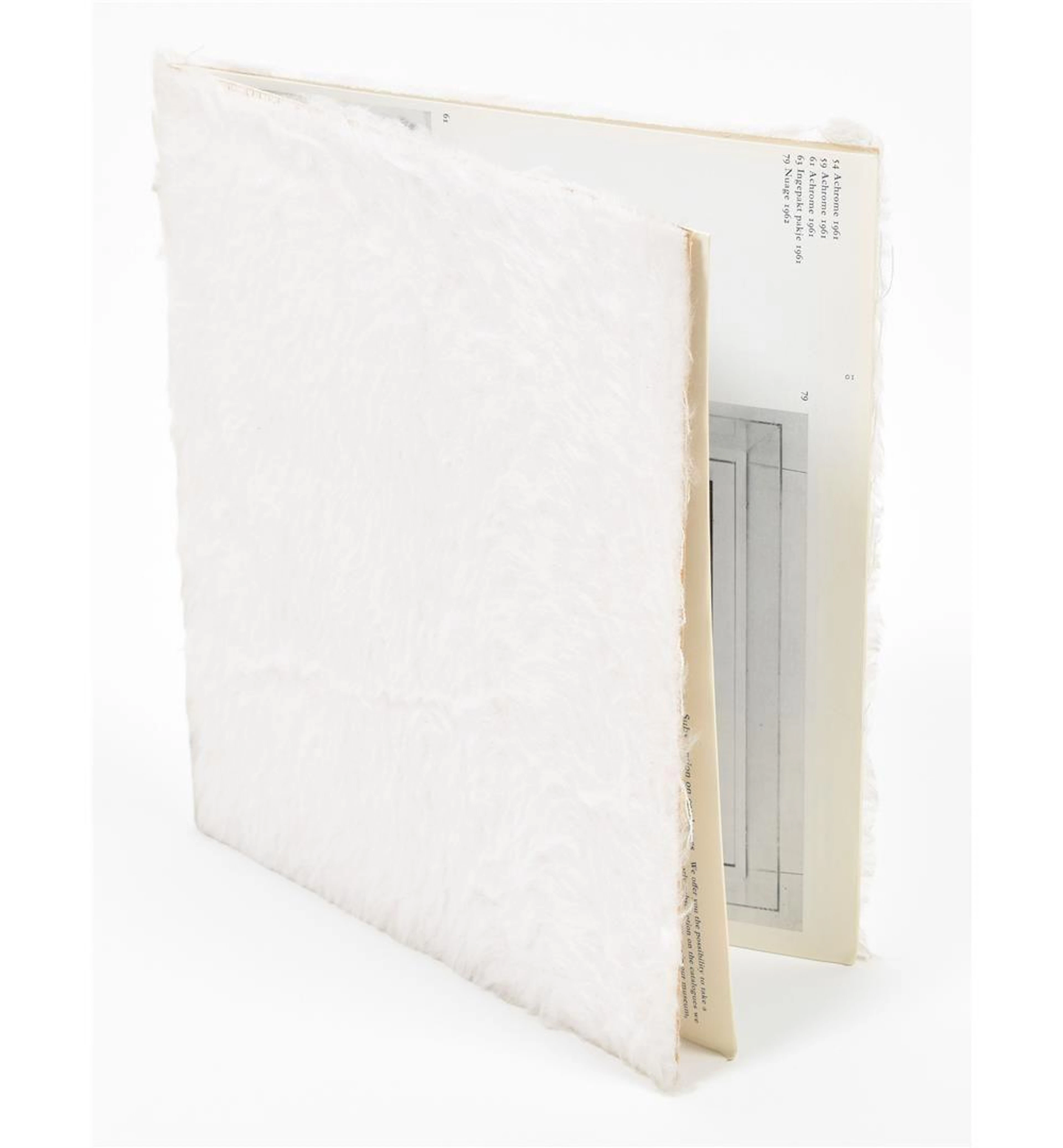 [1960S] PIERO MANZONI, WHITE FUR CATALOGUE