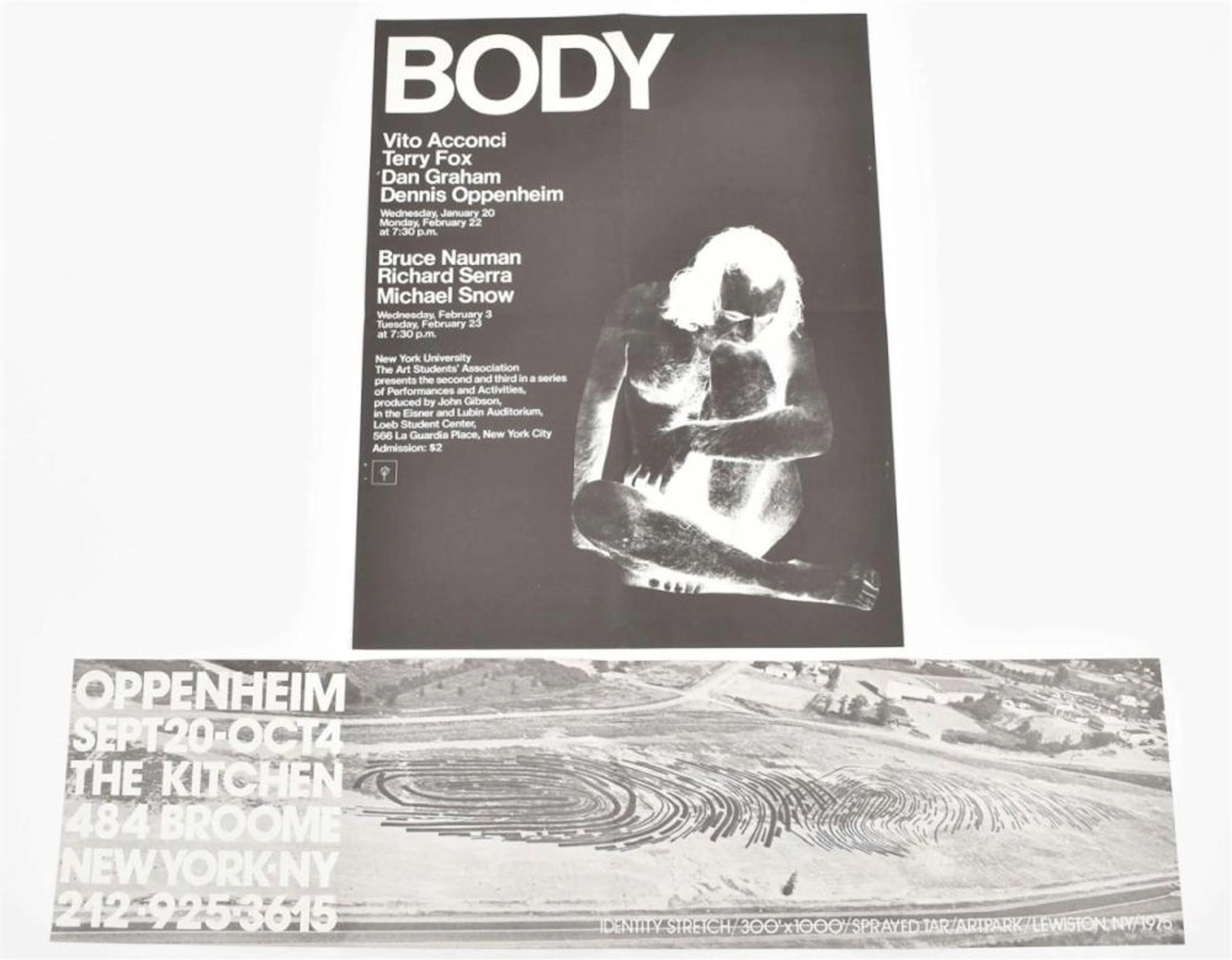 DENNIS OPPENHEIM, IDENTITY STRETCH AND BODY