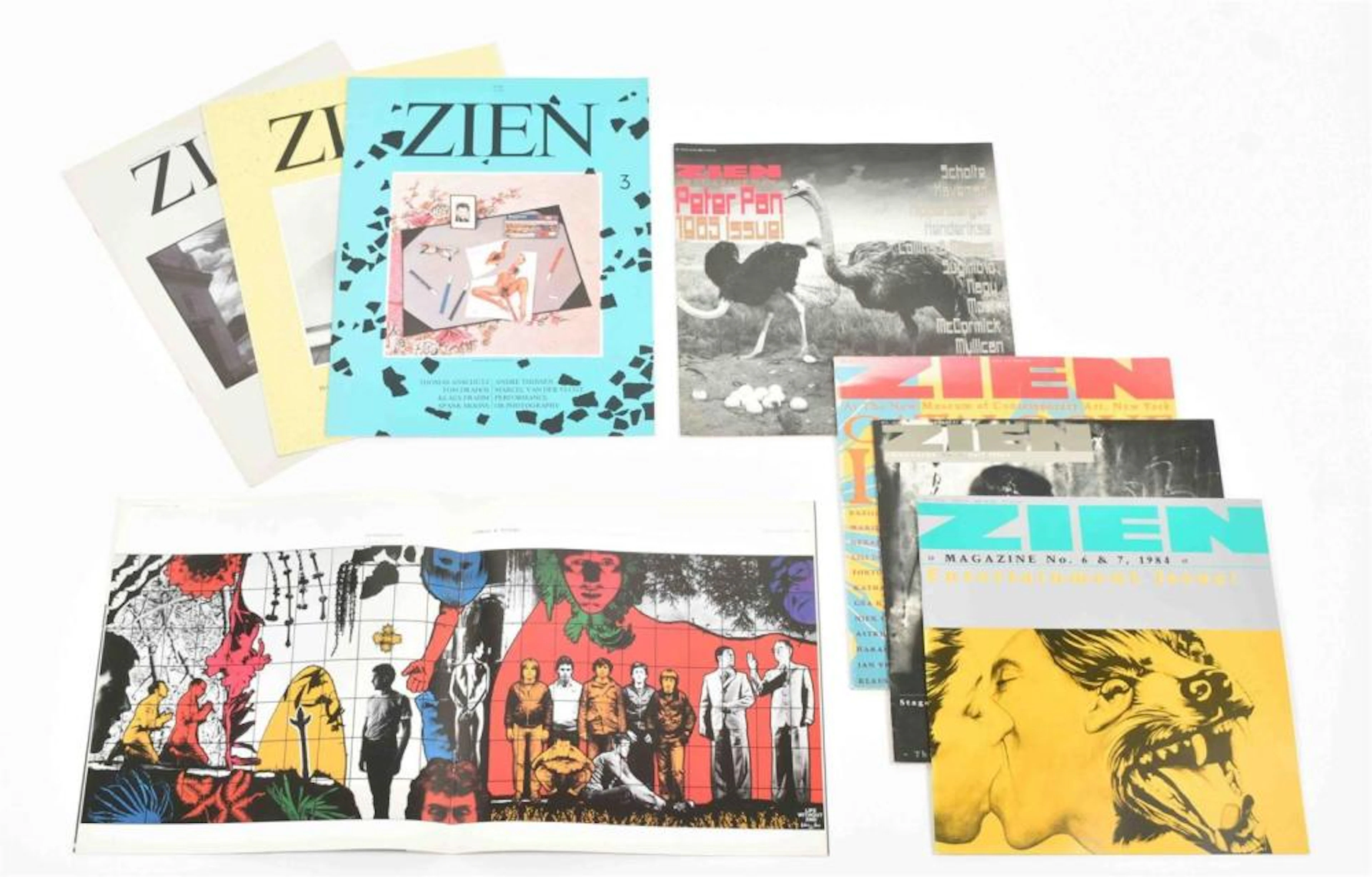 ZIEN MAGAZINE, COMPLETE SET 1980-1986