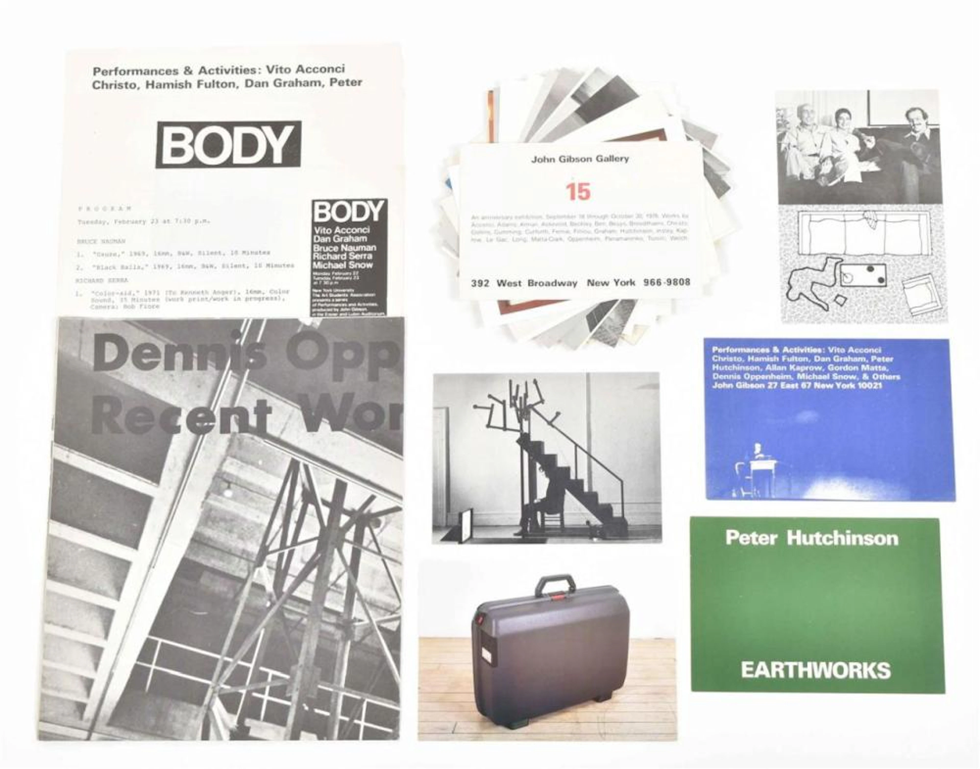 JOHN GIBSON GALLERY NEW YORK, 1970S AND 1980S
