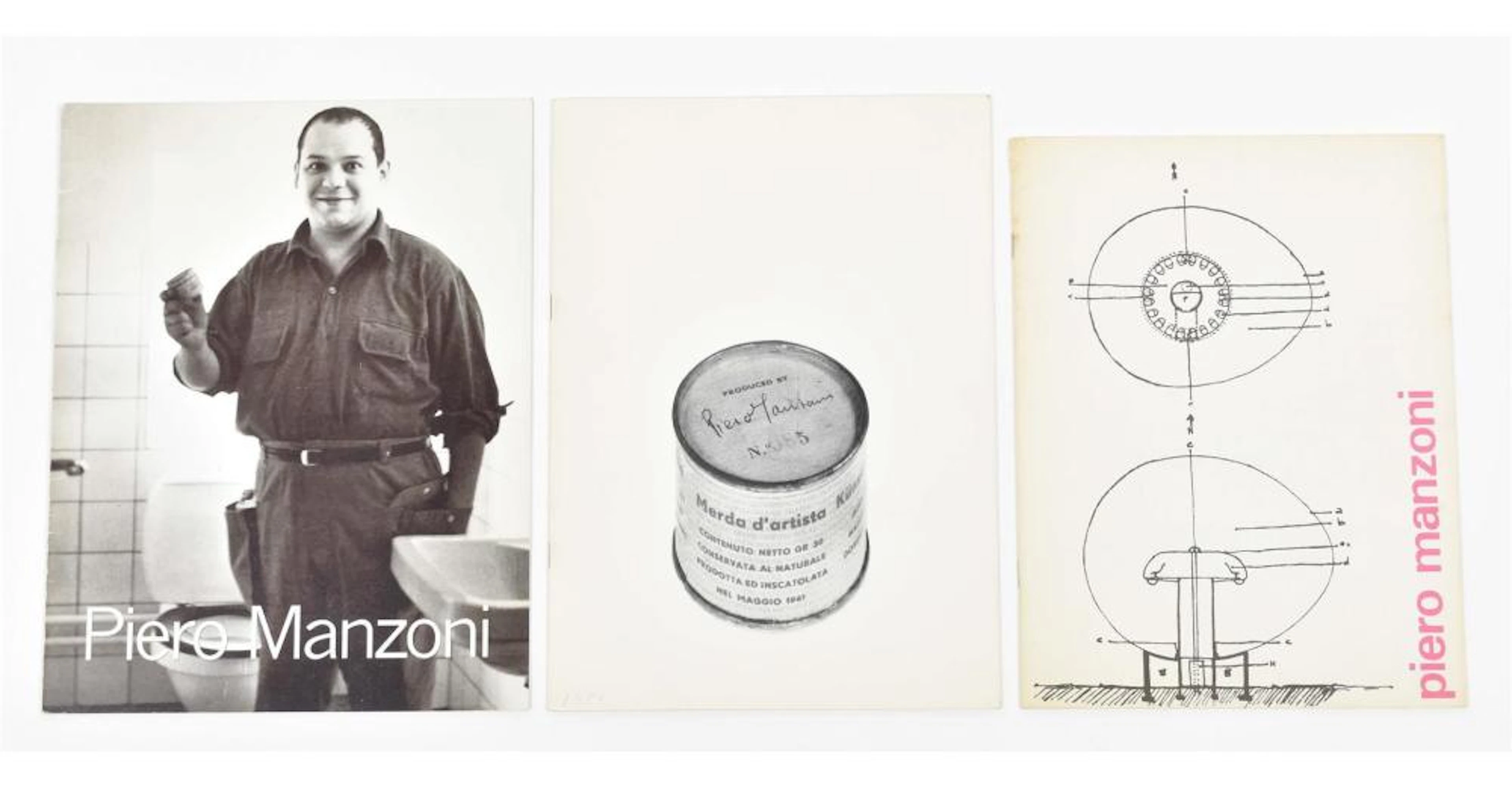 [1960S] THREE CATALOGUES FEATURING THE WORK OF PIERO MANZONI (1933 - 1963)